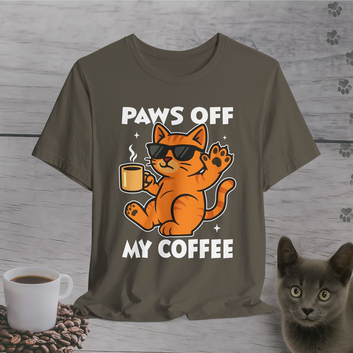 Paws Off My Coffee T-Shirt