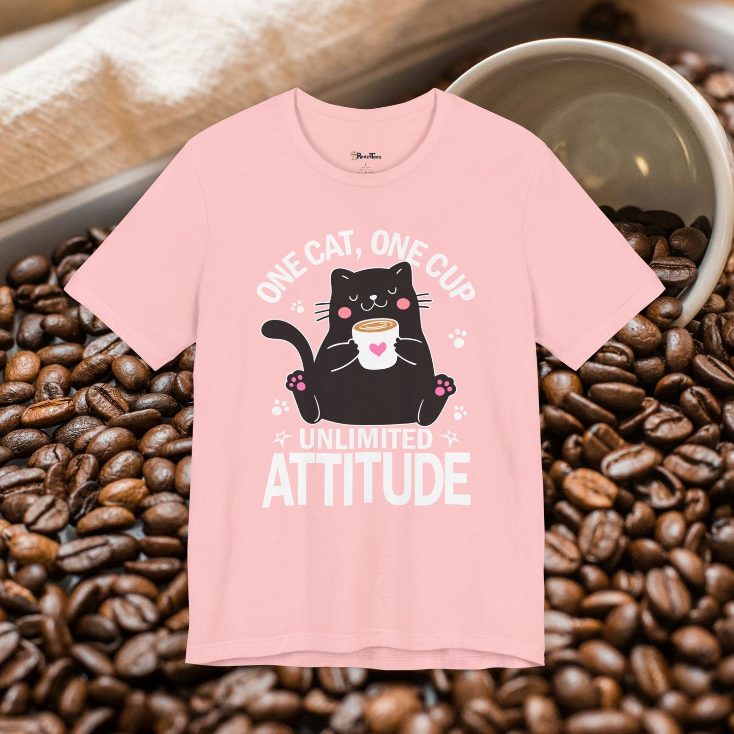 Feline Fueled Coffee T-Shirt