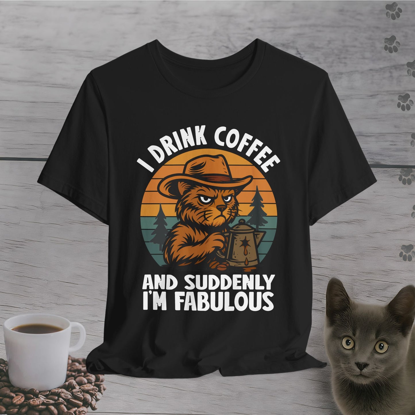 Fabulous Cowboy Cat T-Shirt