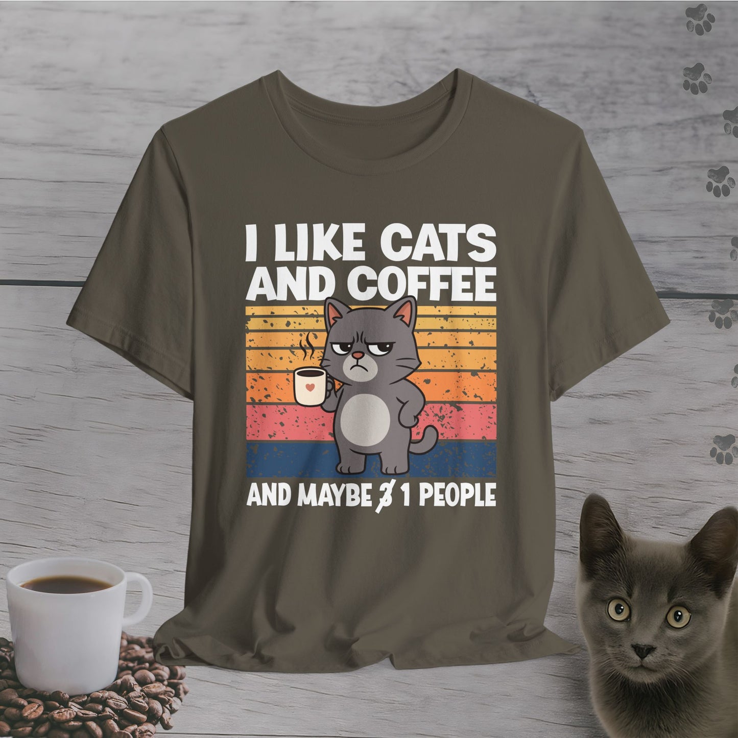 Maybe 1 Person Cat T-Shirt