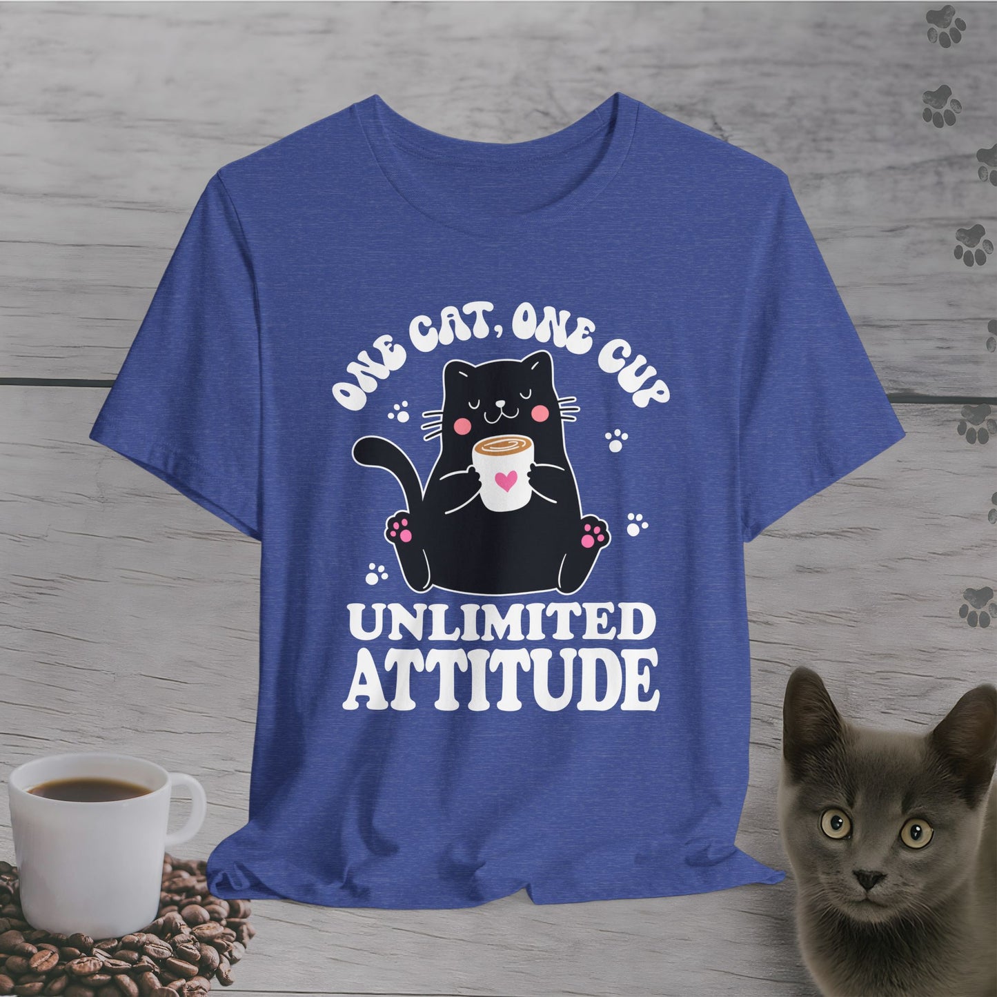 Feline Fueled Coffee T-Shirt