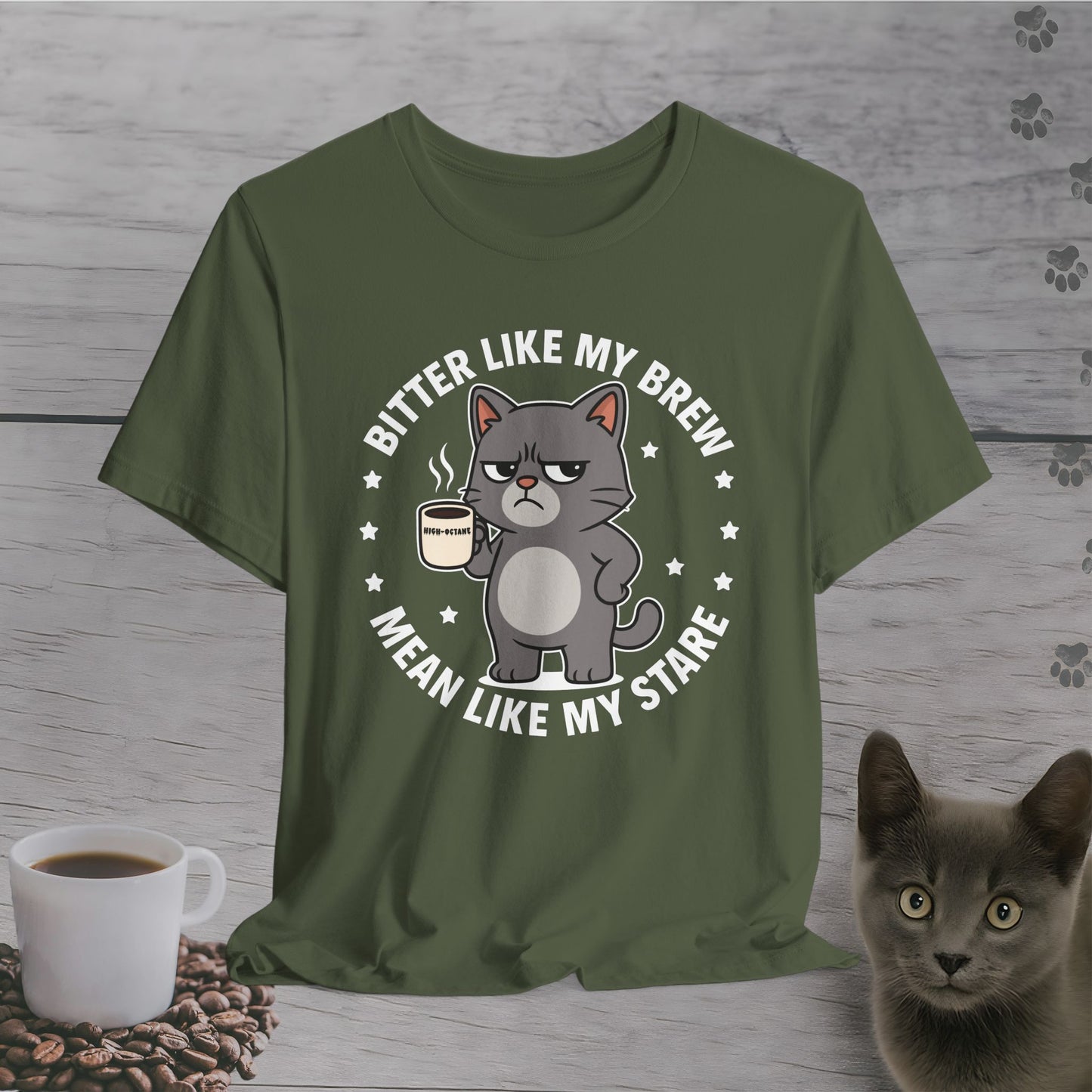 High-Octane Cat Attitude T-Shirt