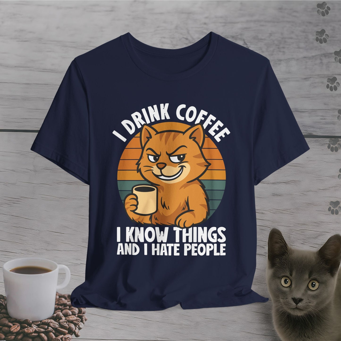 Mean Brew Cat T-Shirt