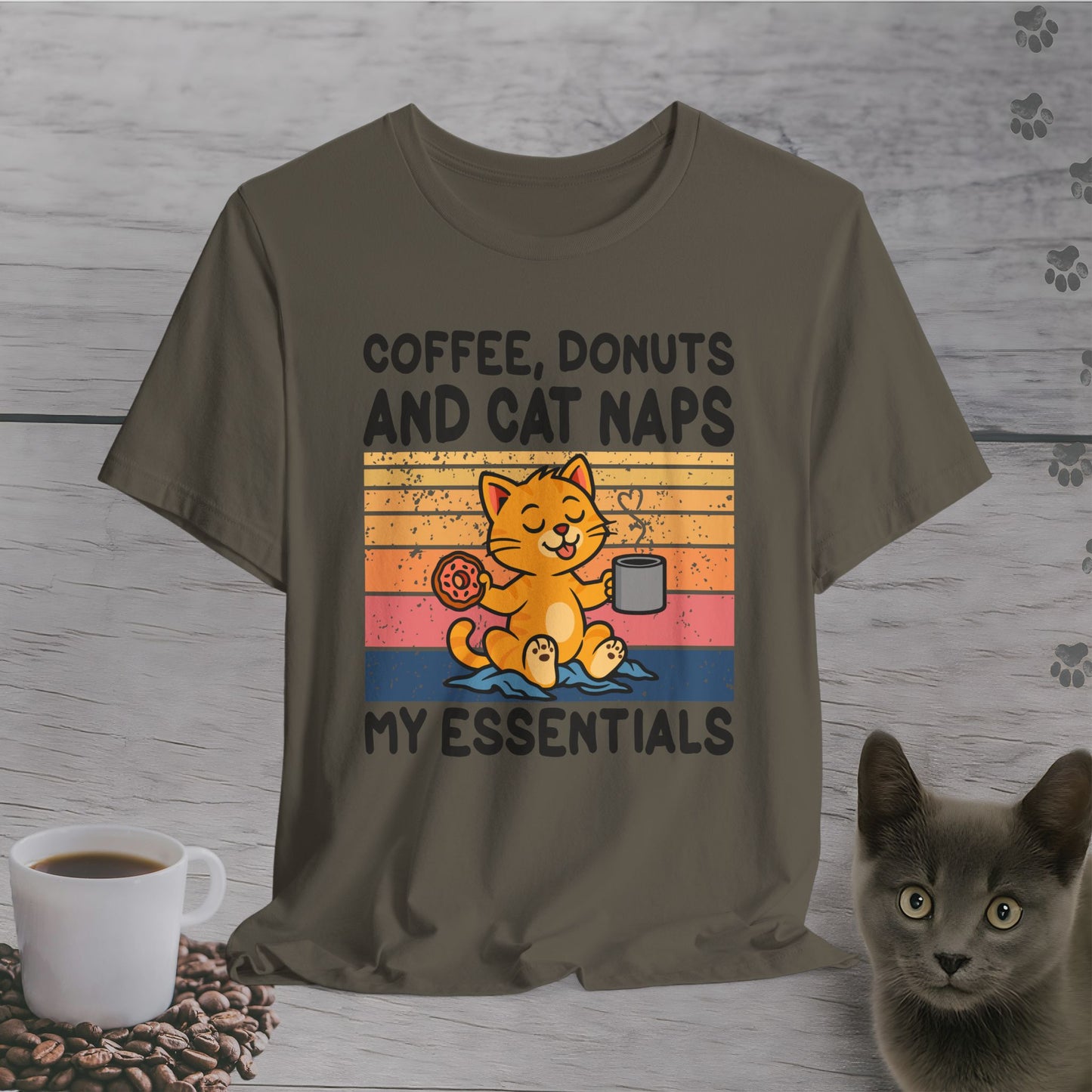 Donuts and Cat Naps T-Shirt