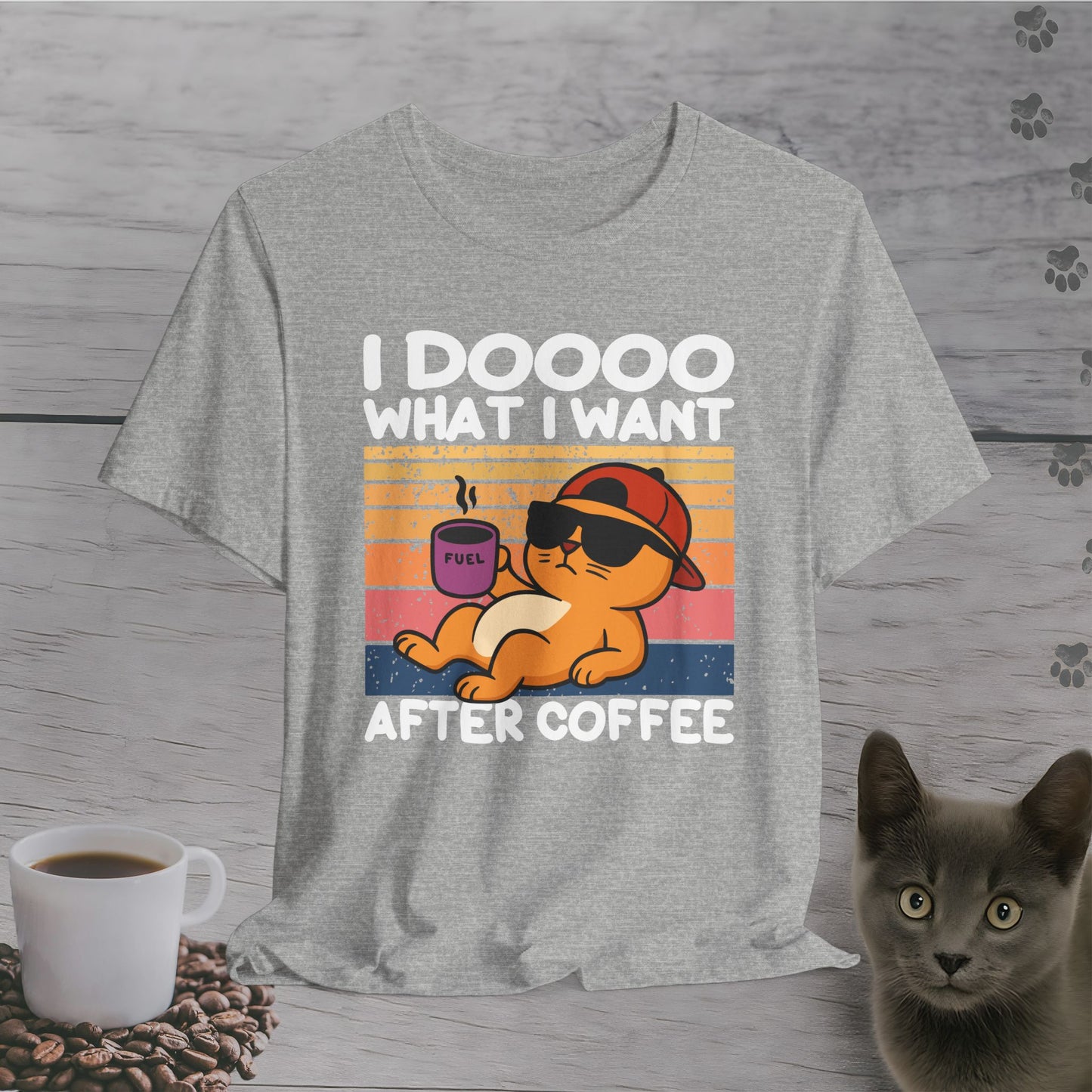 Lazy Boss Cat T-Shirt