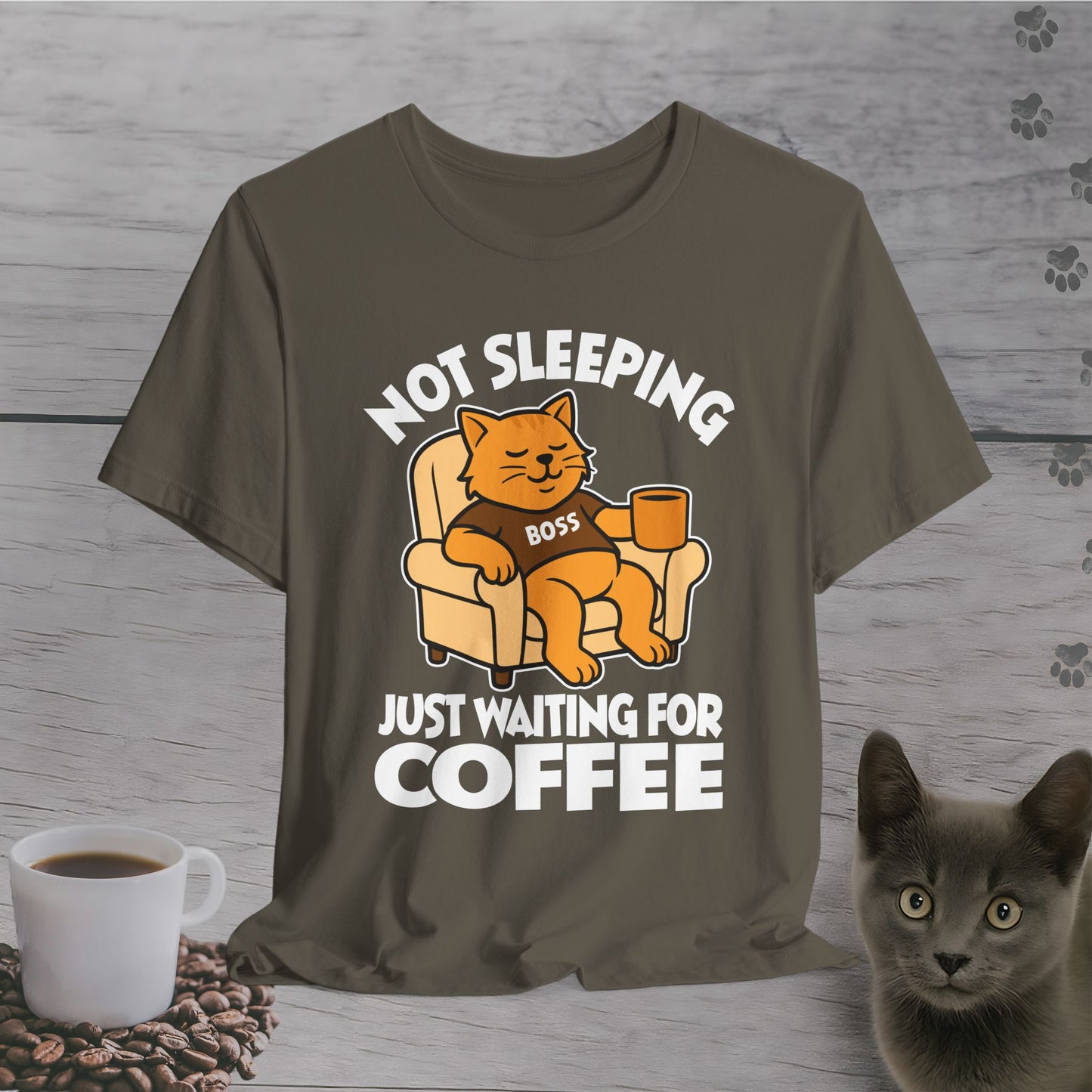 Waiting for Coffee Like a Boss T-Shirt