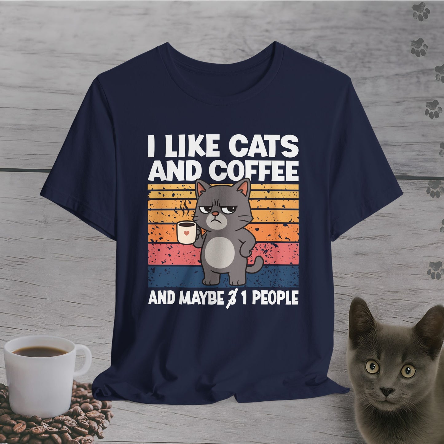 Maybe 1 Person Cat T-Shirt