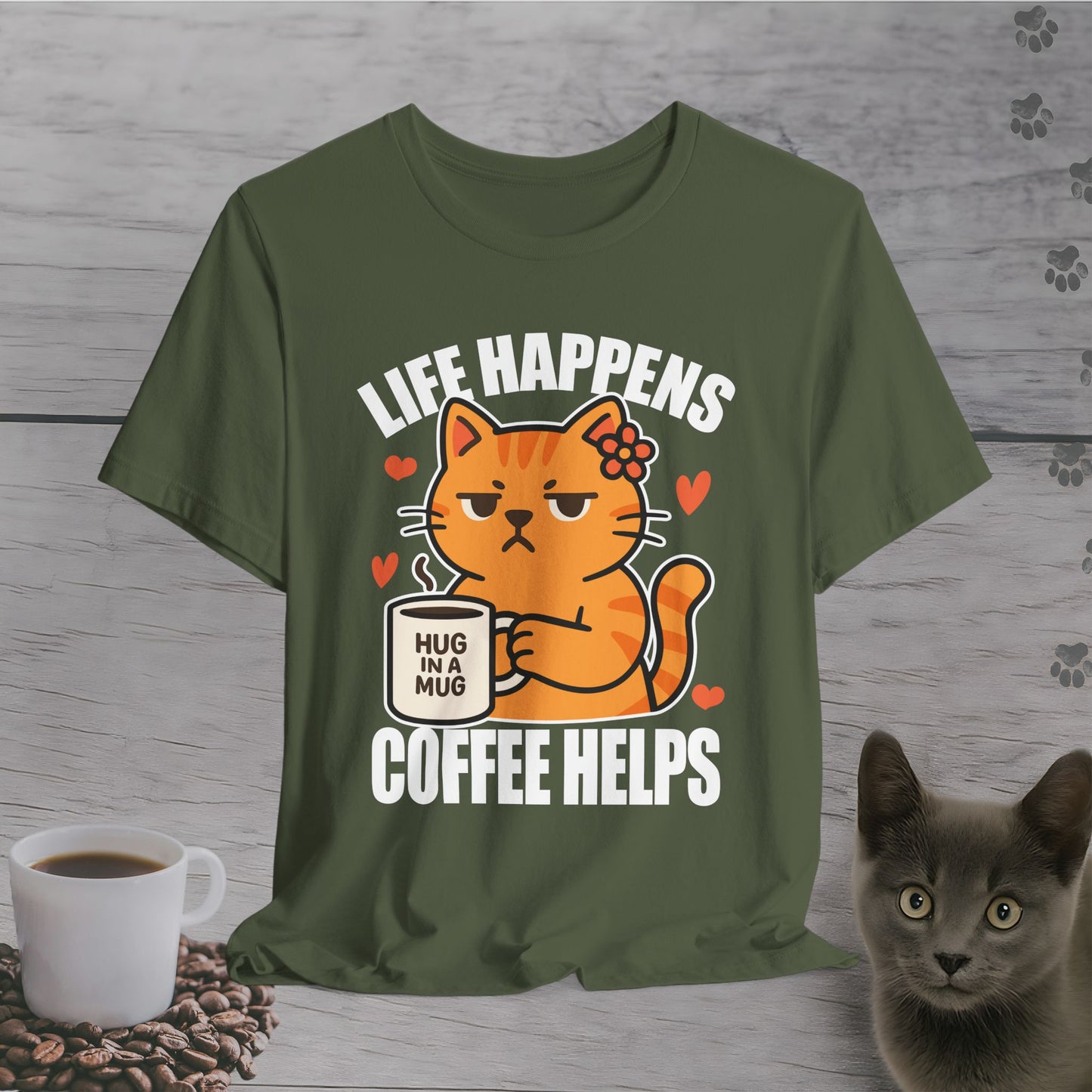 Life Happens Coffee Helps T-Shirt