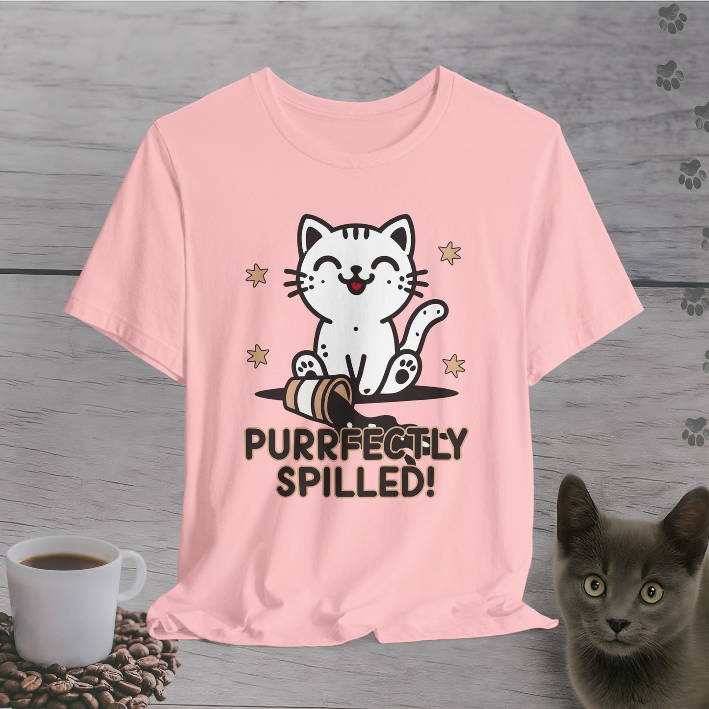 Purrfectly Spilled T-Shirt
