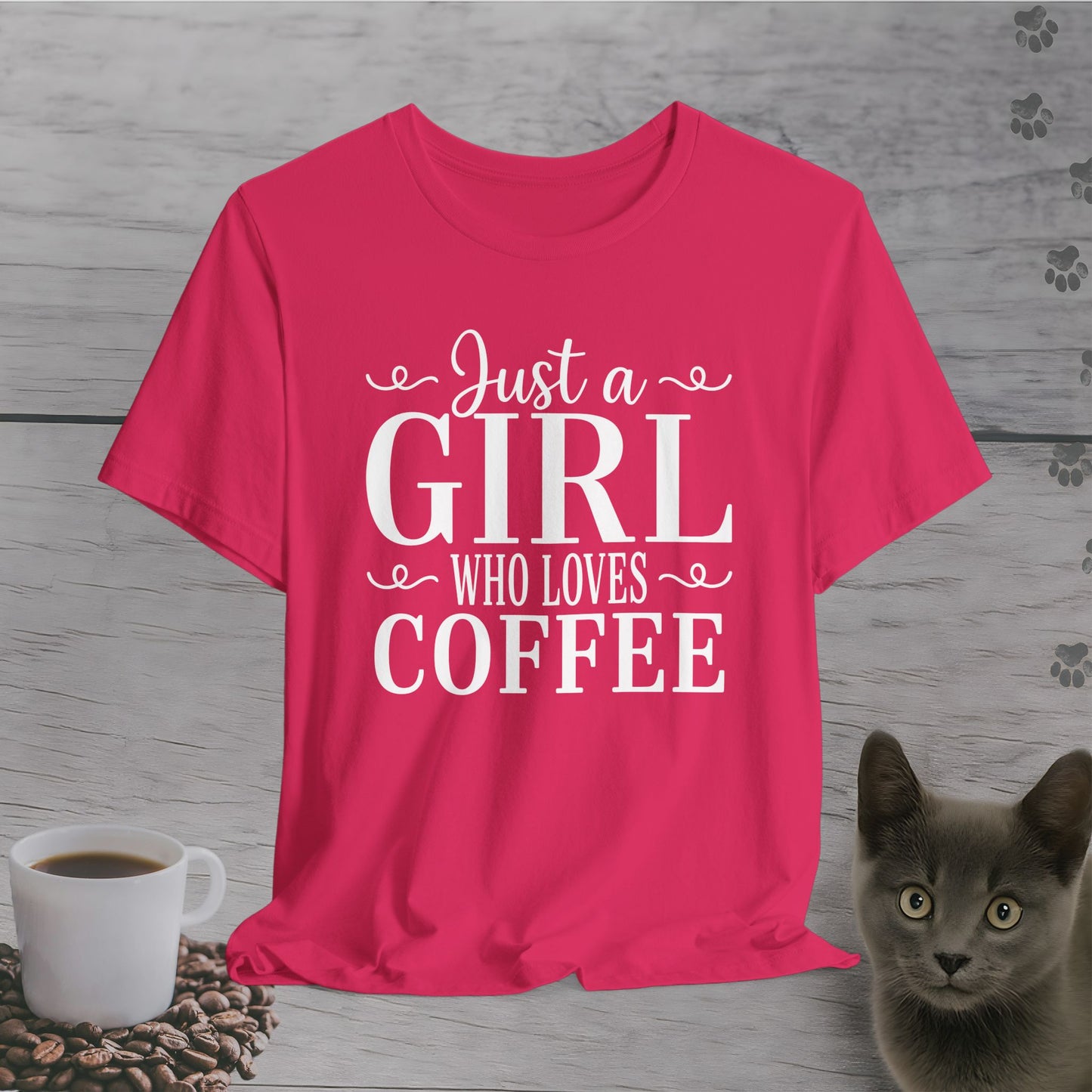 Sweet Just a Girl Who Loves Coffee T-Shirt
