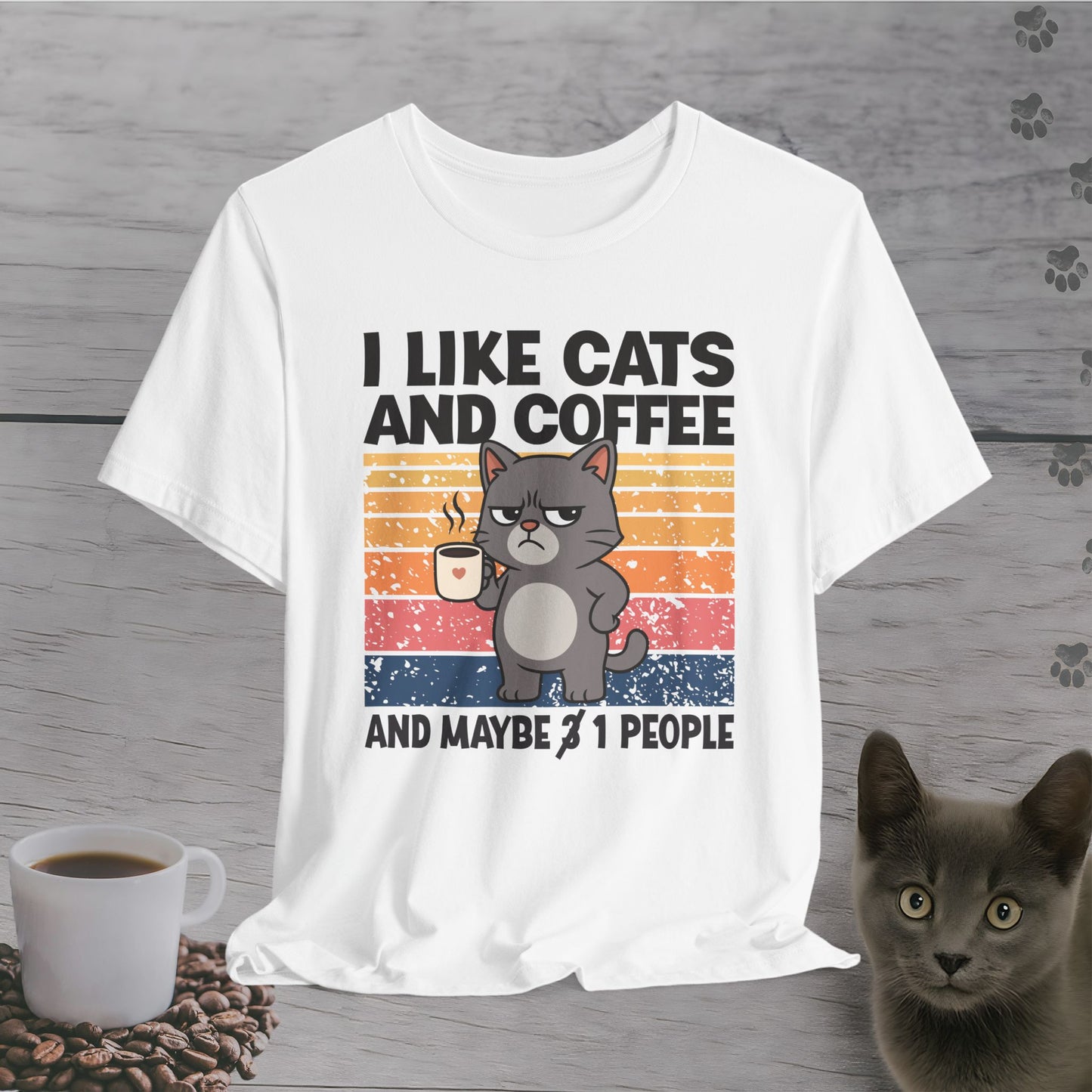 Maybe 1 Person Cat T-Shirt
