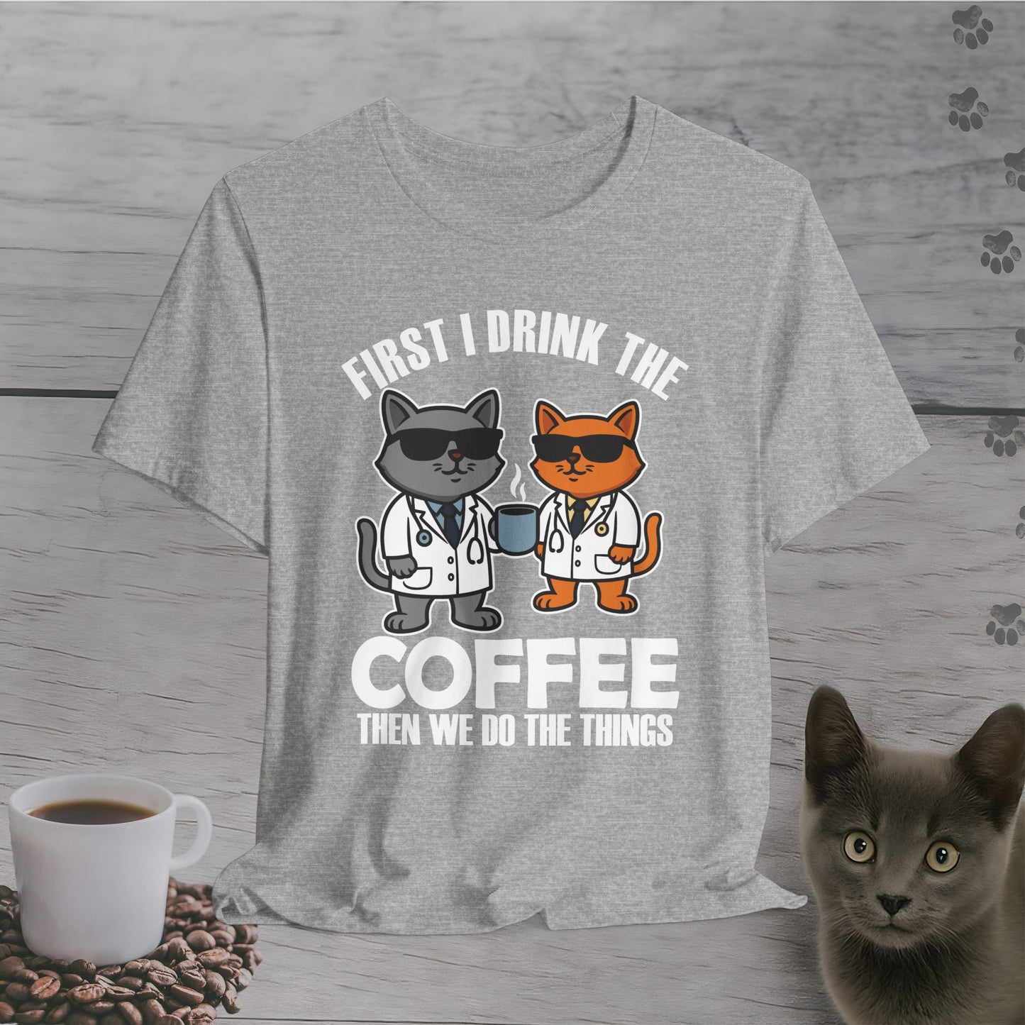 Doctor Cats Need Coffee T-Shirt