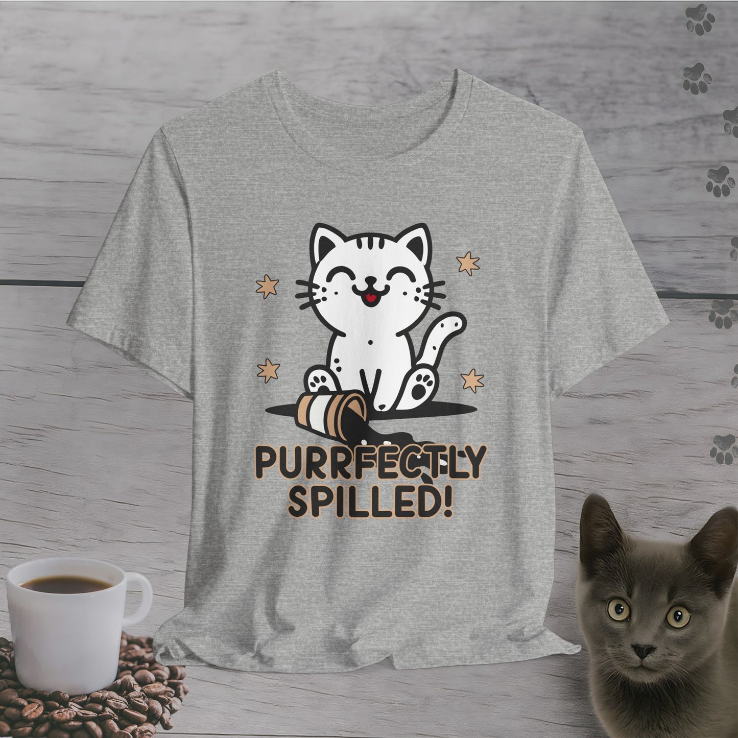 Purrfectly Spilled T-Shirt