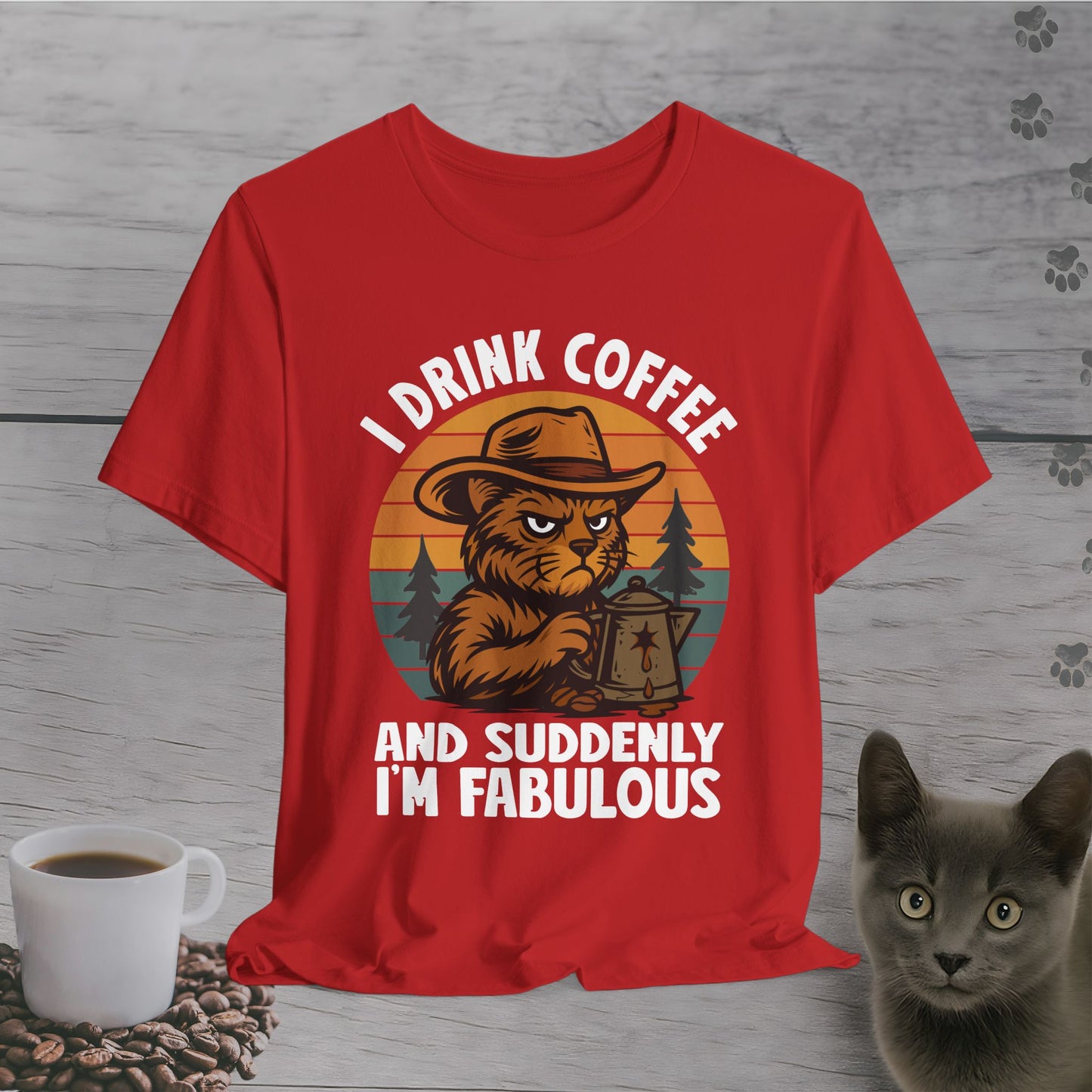 Fabulous Cowboy Cat T-Shirt