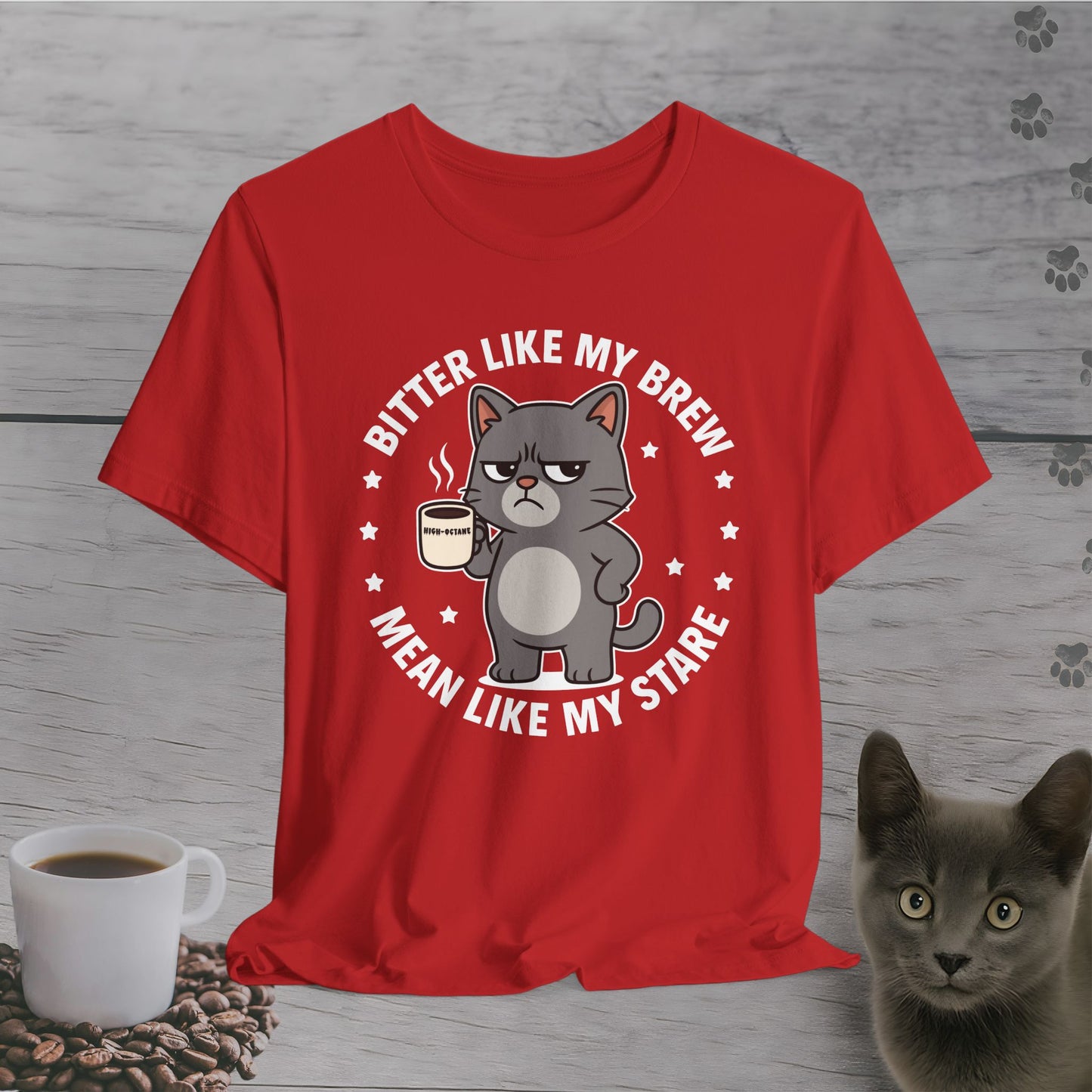 High-Octane Cat Attitude T-Shirt