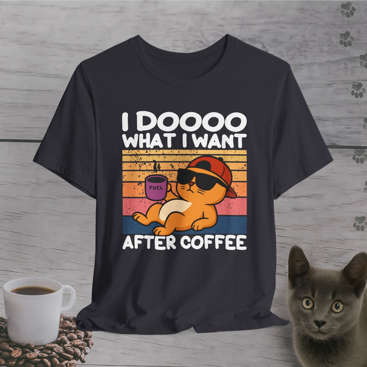 Lazy Boss Cat T-Shirt