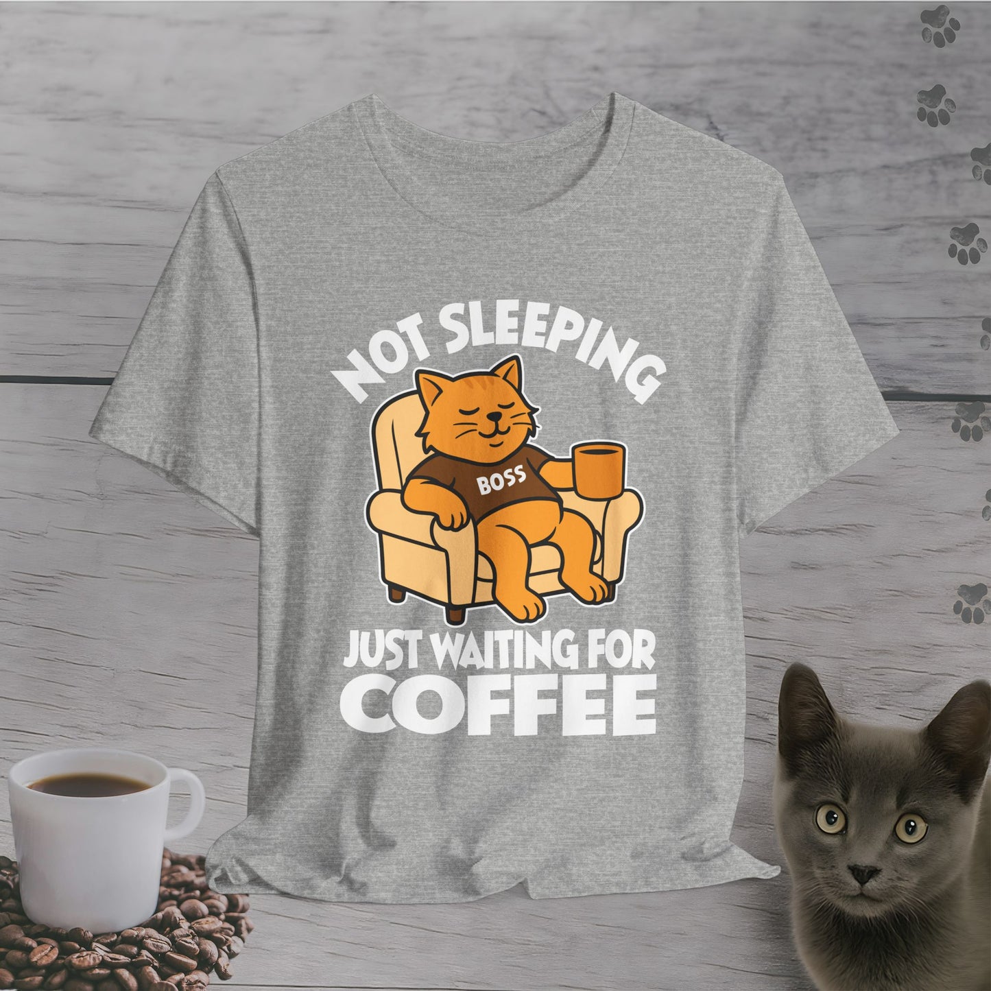 Waiting for Coffee Like a Boss T-Shirt