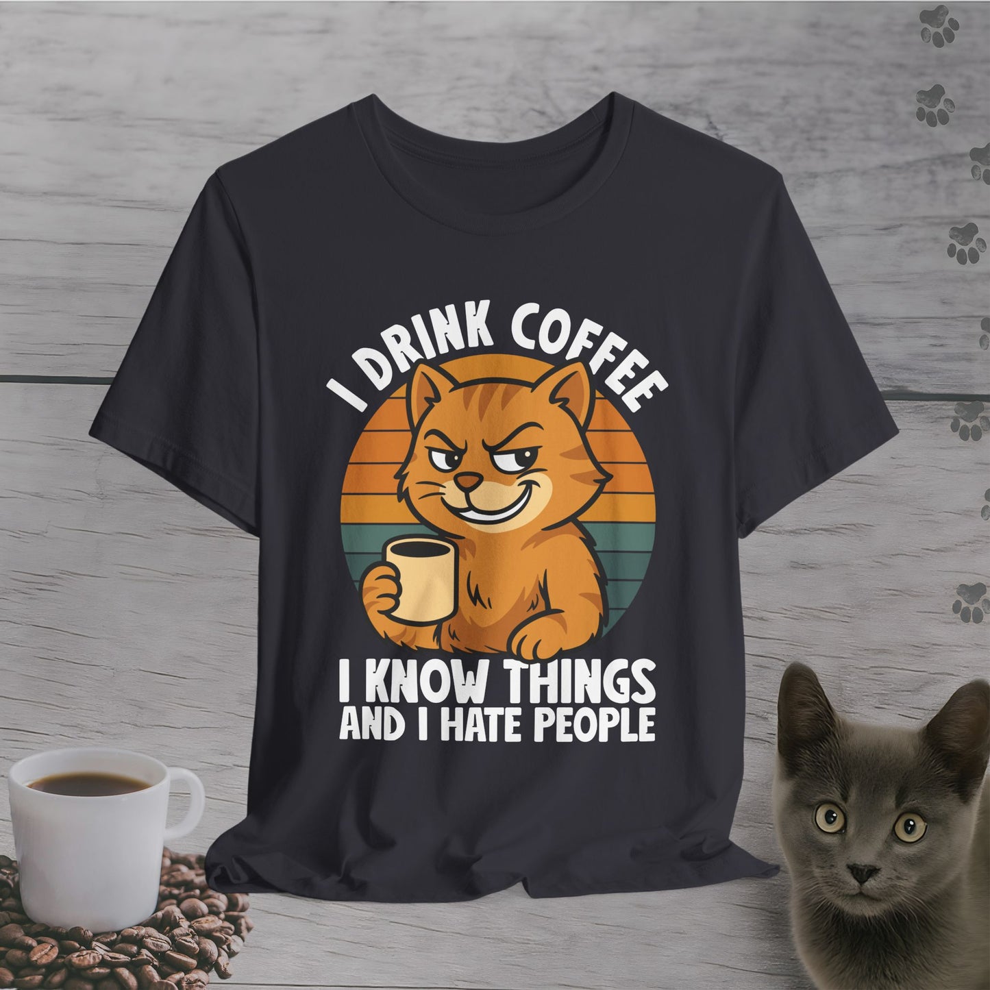 Mean Brew Cat T-Shirt
