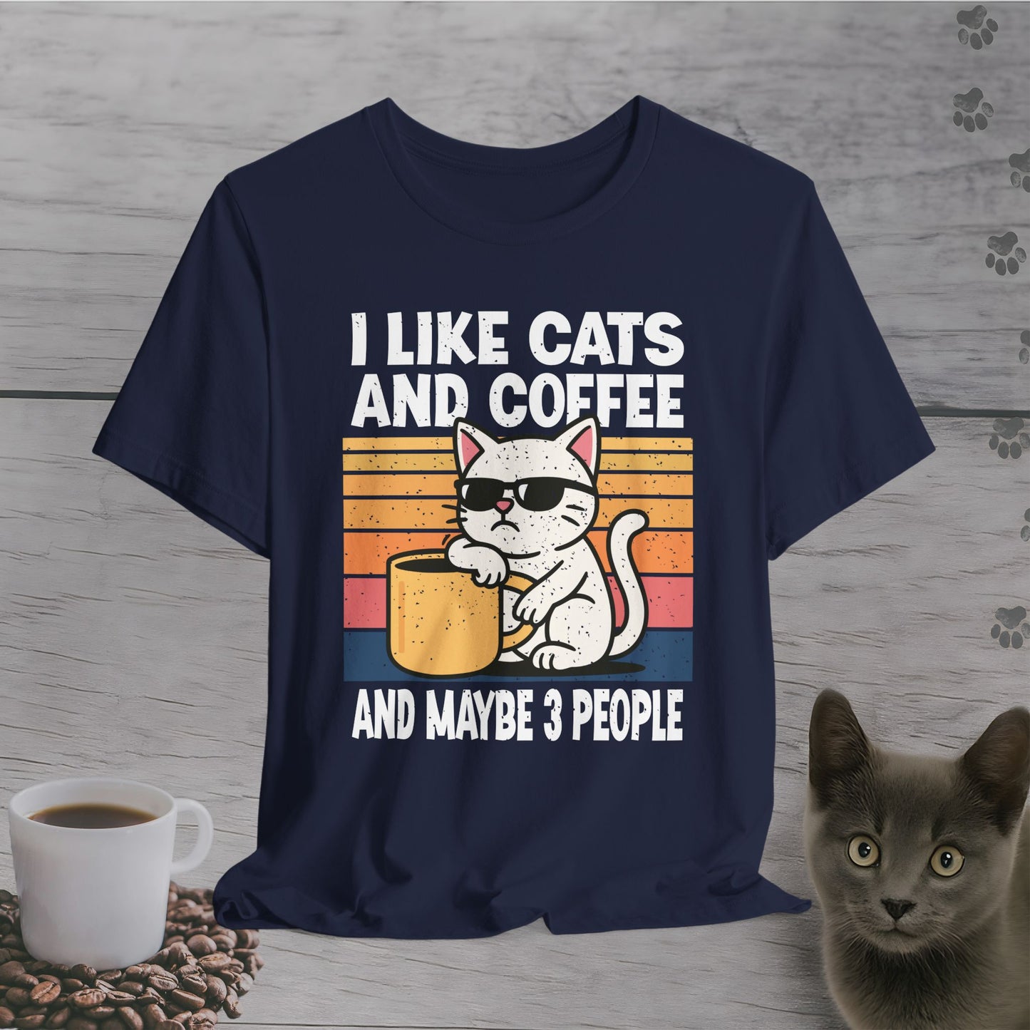 Sassy Cat and Caffeine T-Shirt