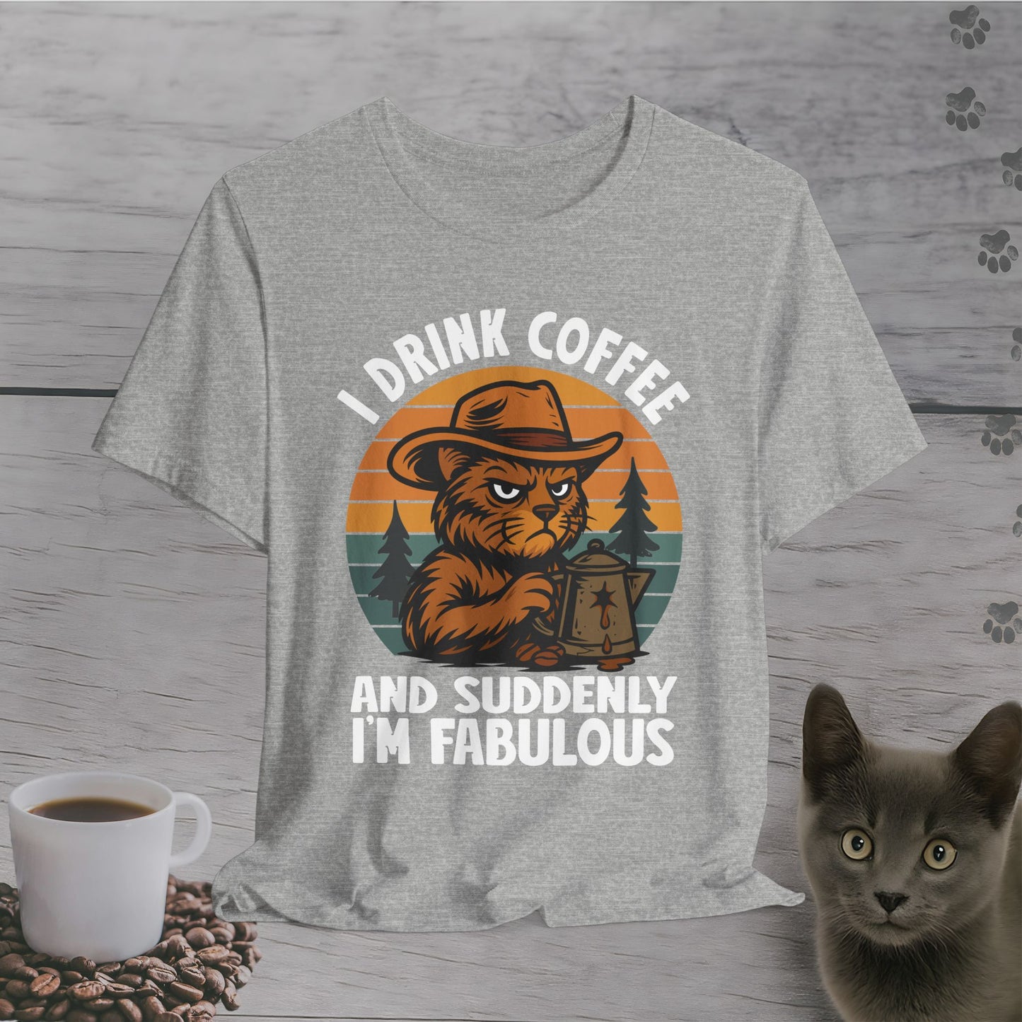 Fabulous Cowboy Cat T-Shirt