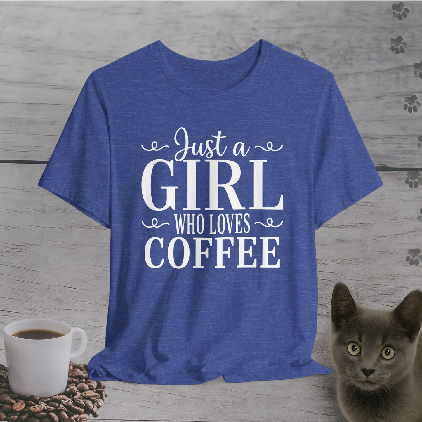 Sweet Just a Girl Who Loves Coffee T-Shirt