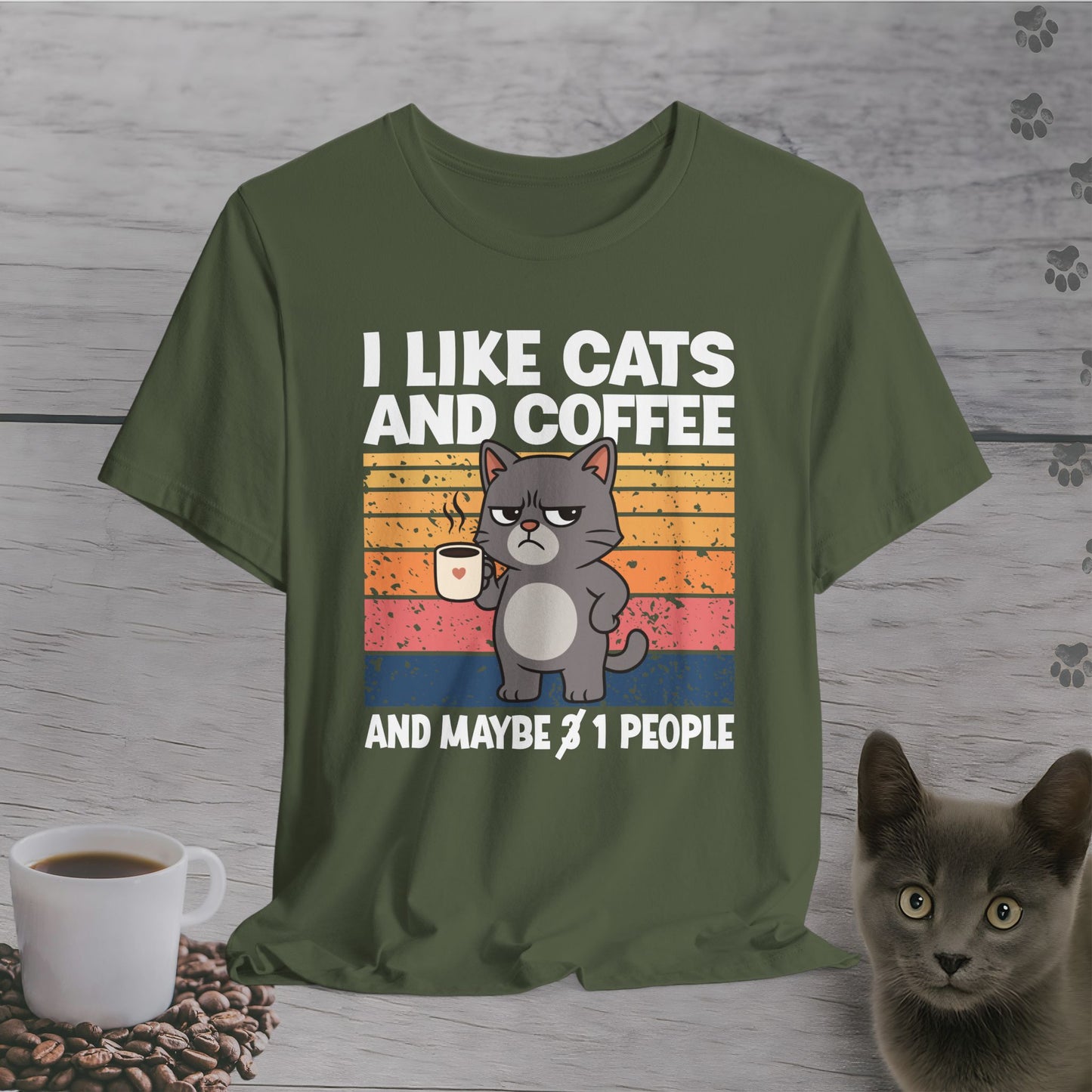 Maybe 1 Person Cat T-Shirt