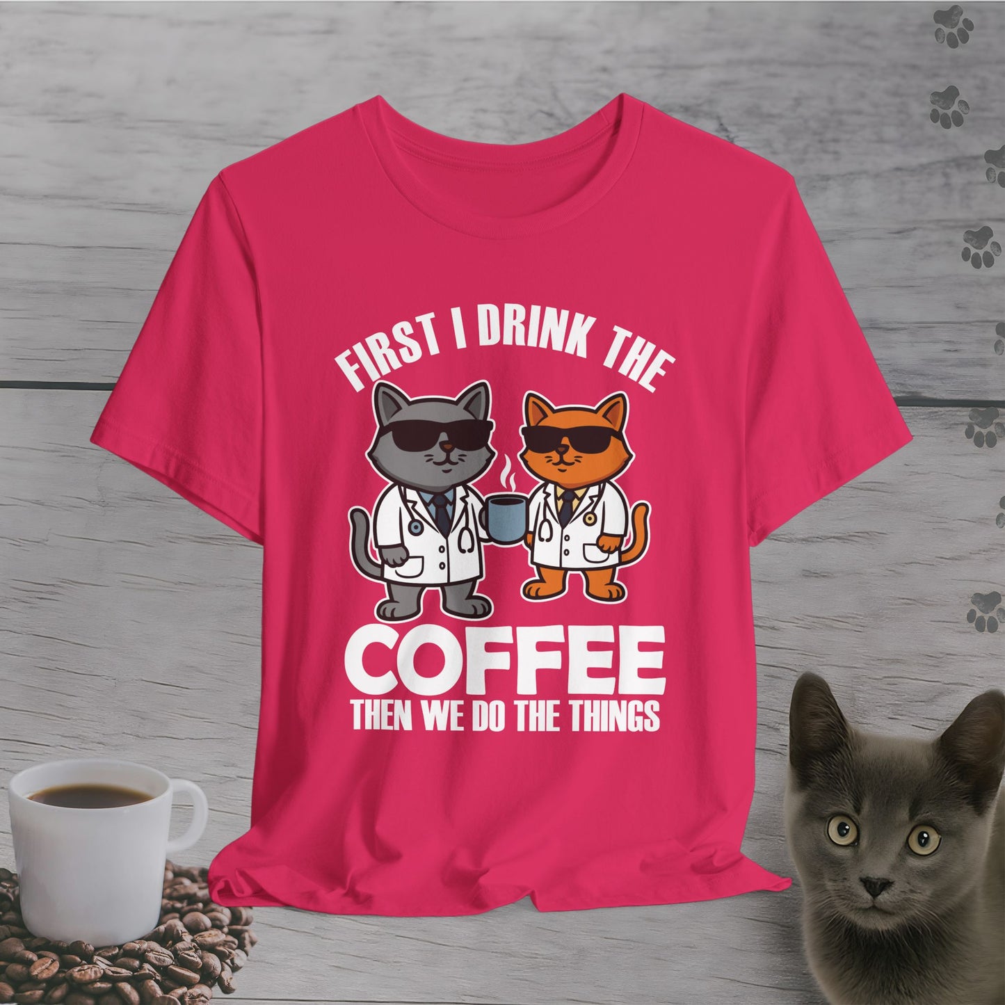 Doctor Cats Need Coffee T-Shirt