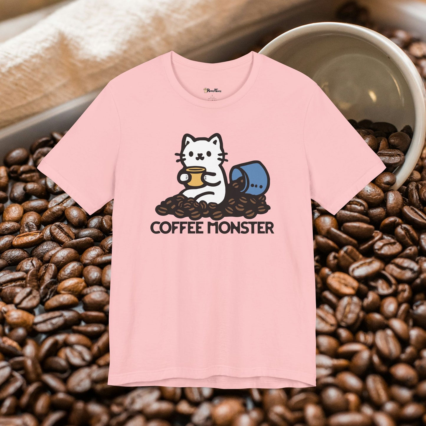 Cute Coffee Monster T-Shirt