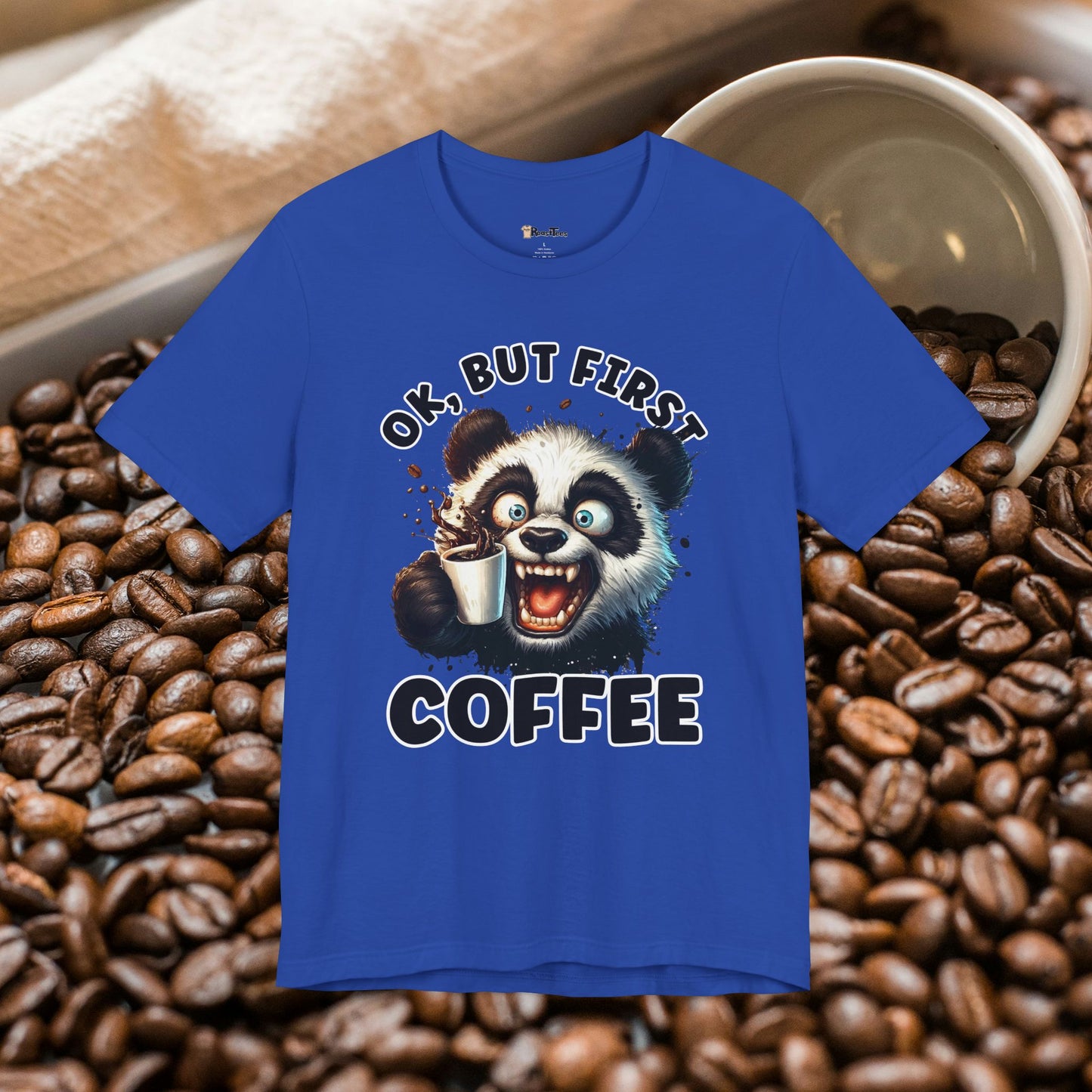 But First Coffee Panda T-Shirt
