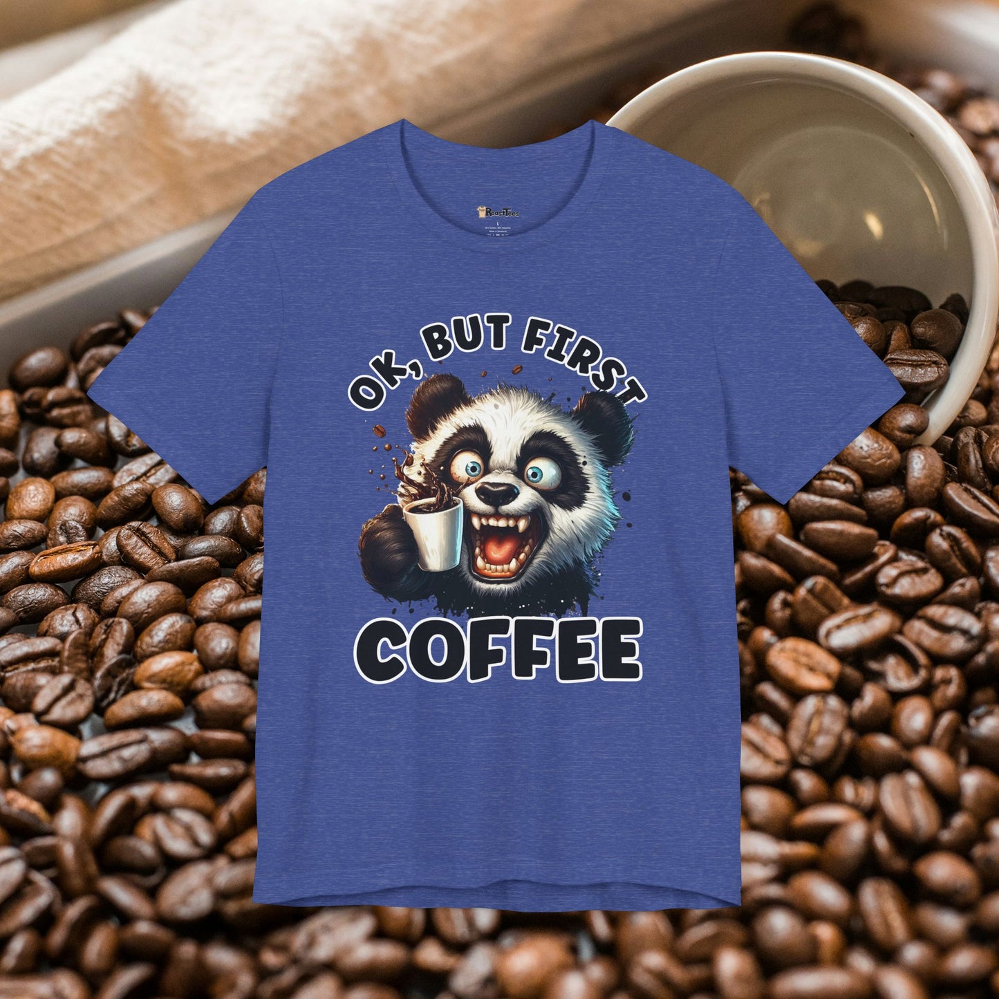 But First Coffee Panda T-Shirt