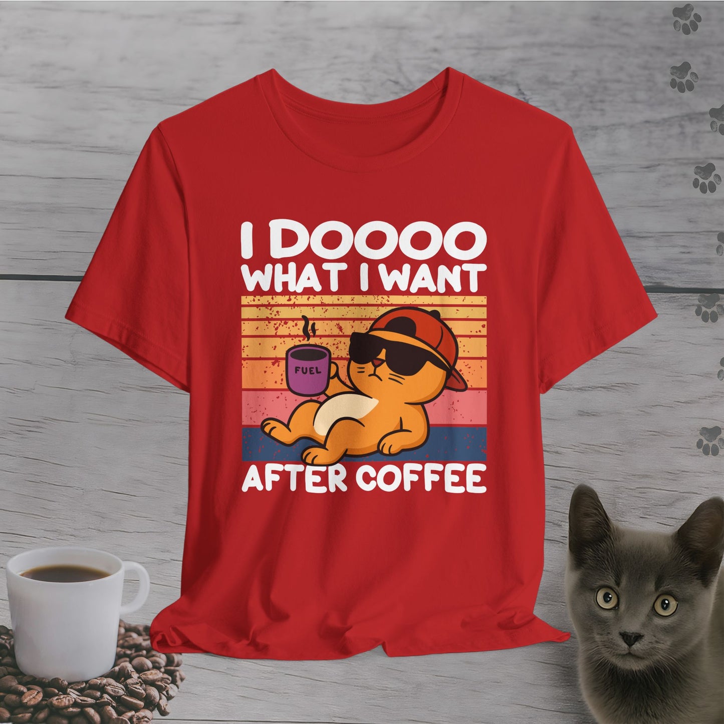 Lazy Boss Cat T-Shirt