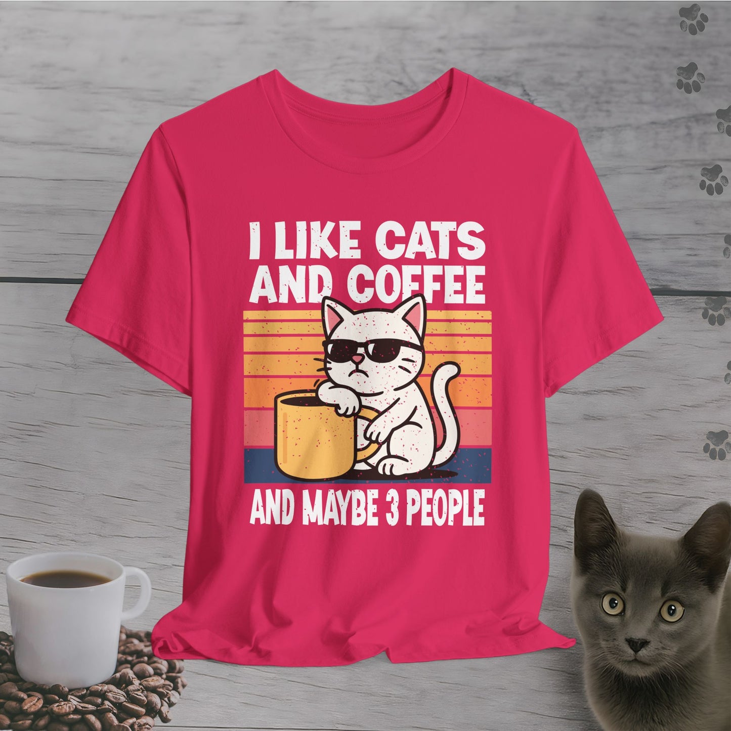 Sassy Cat and Caffeine T-Shirt