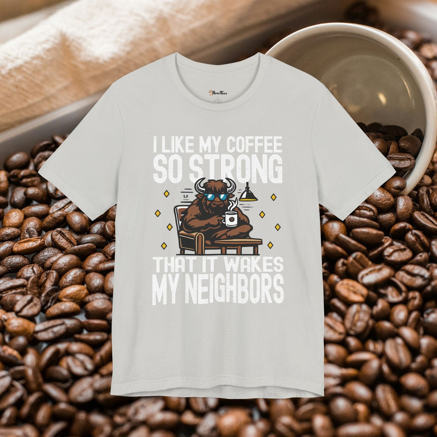 Caffeine That Wakes Neighbors T-Shirt