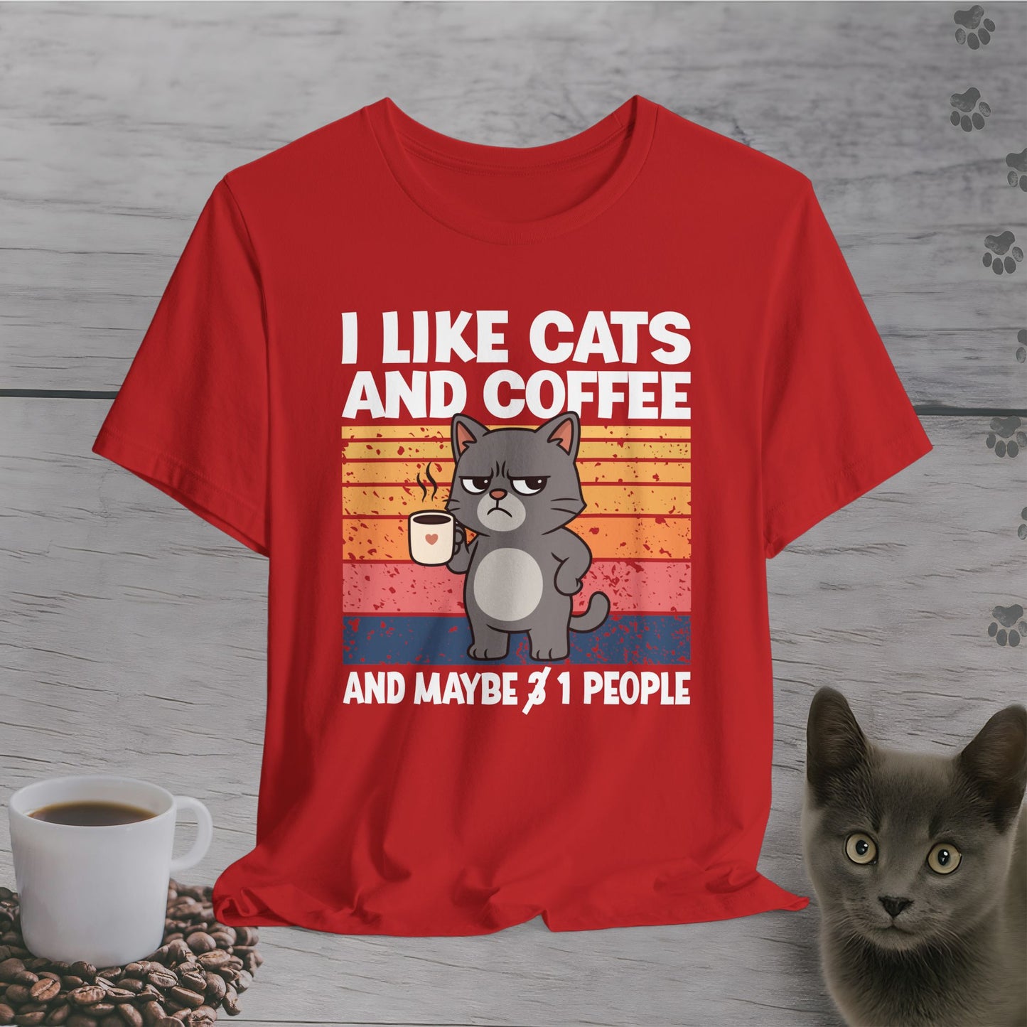 Maybe 1 Person Cat T-Shirt