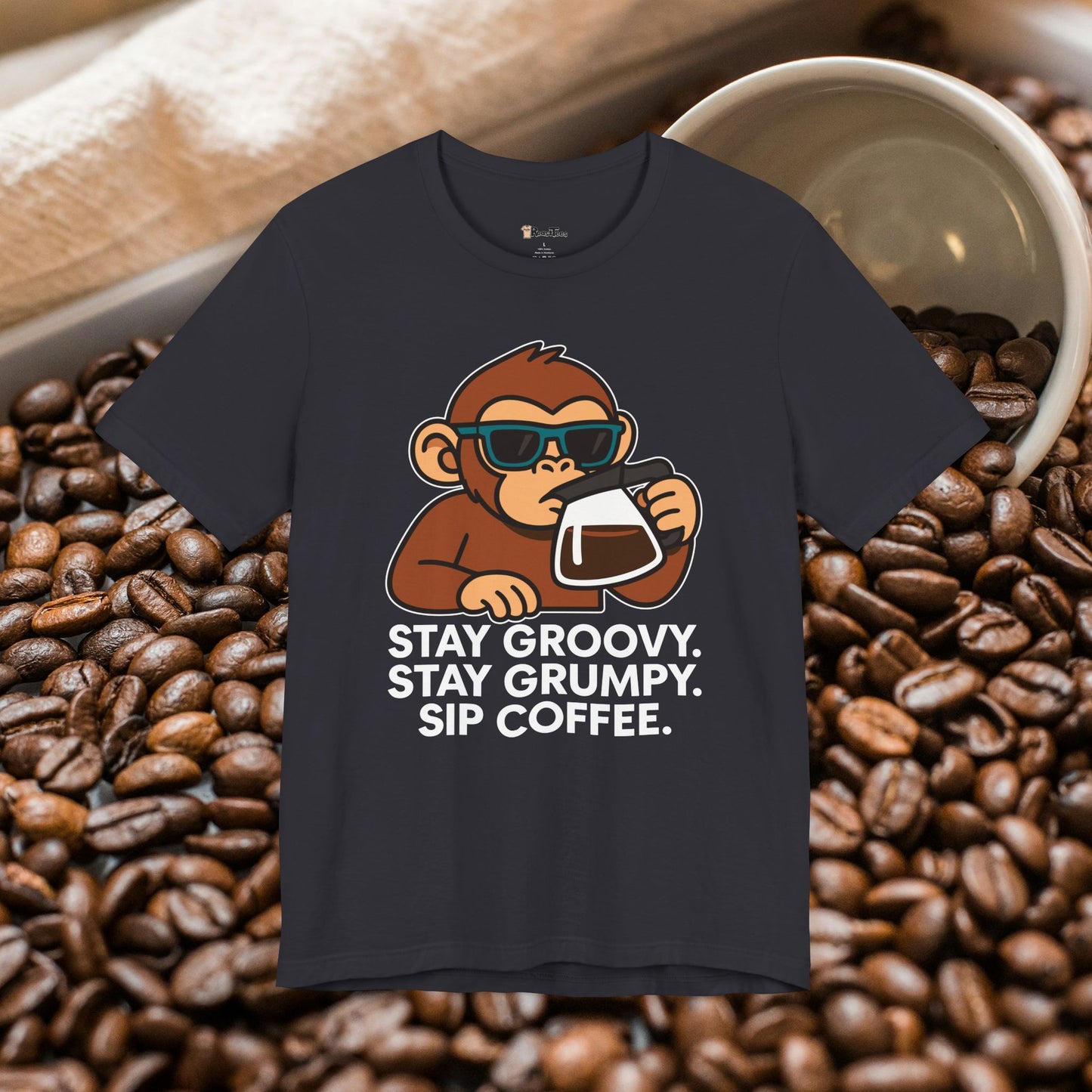 Groovy and Grumpy Coffee T-Shirt