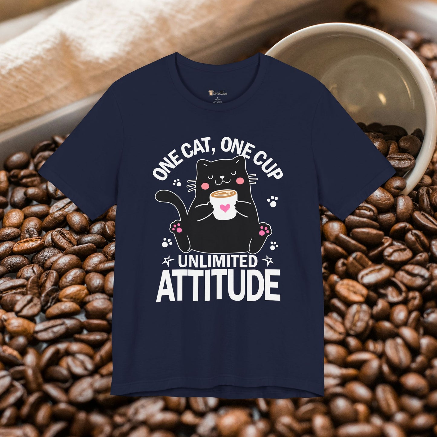 Feline Fueled Coffee T-Shirt