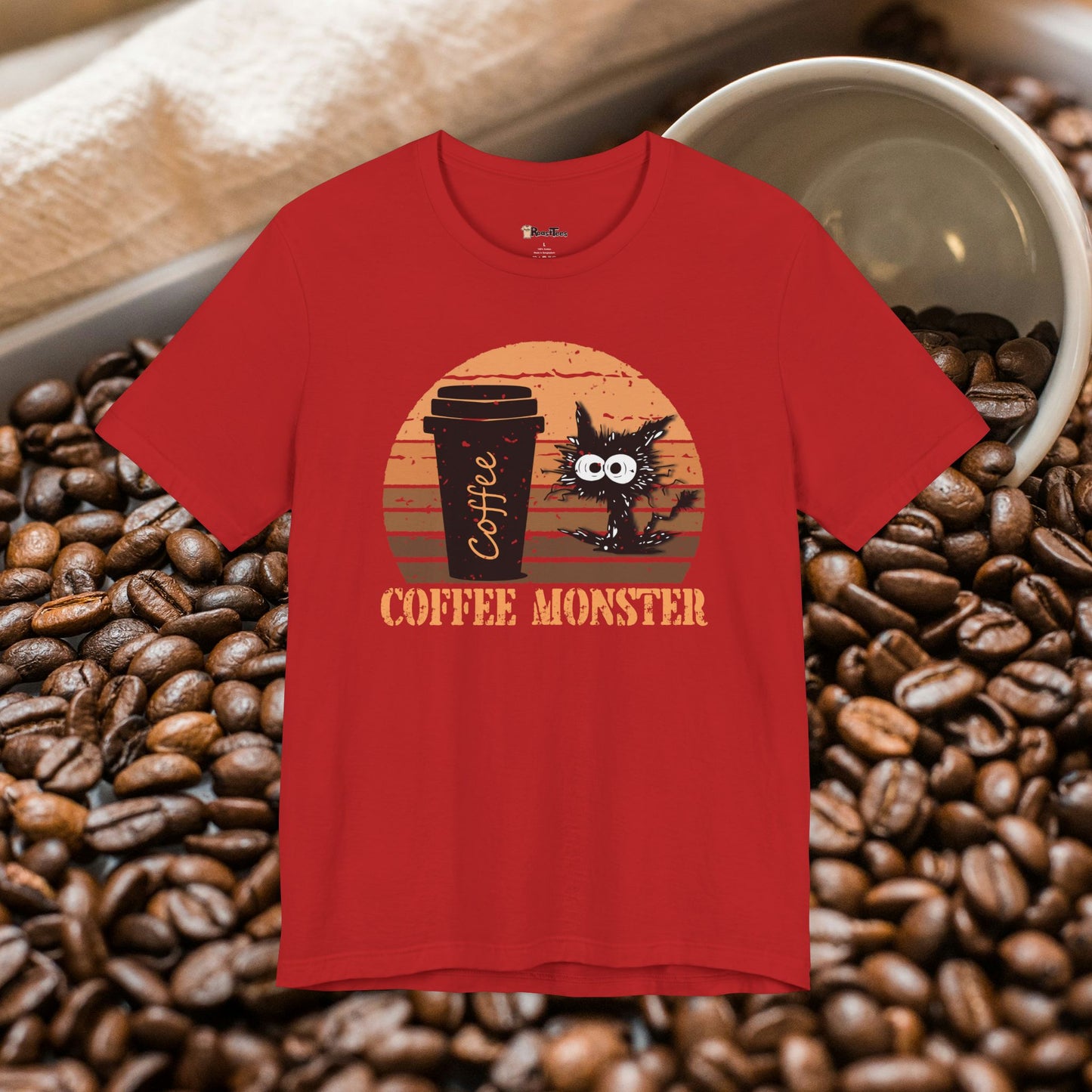 Caffeinated Coffee Monster T-Shirt