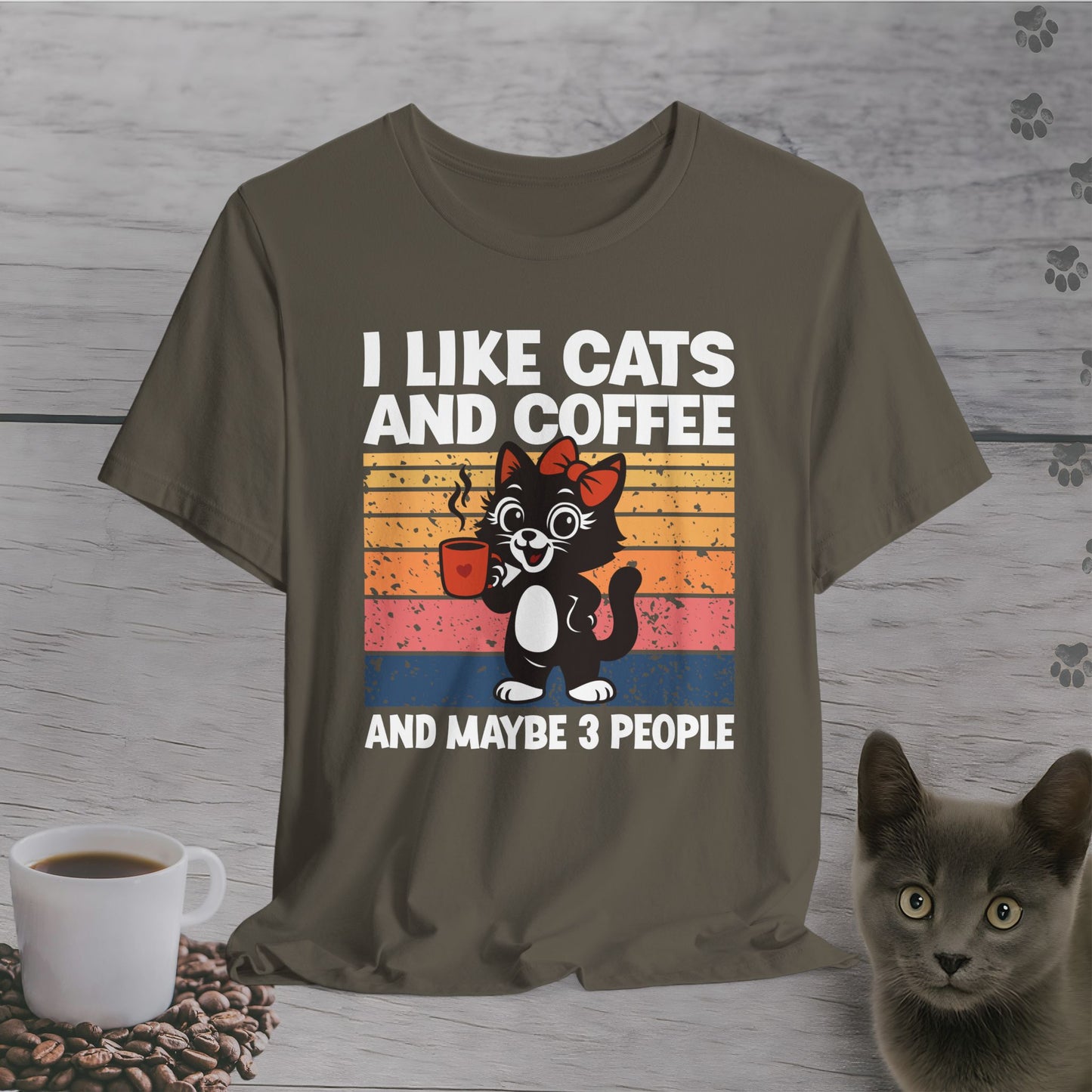 Cute But Not That Social Cat T-Shirt