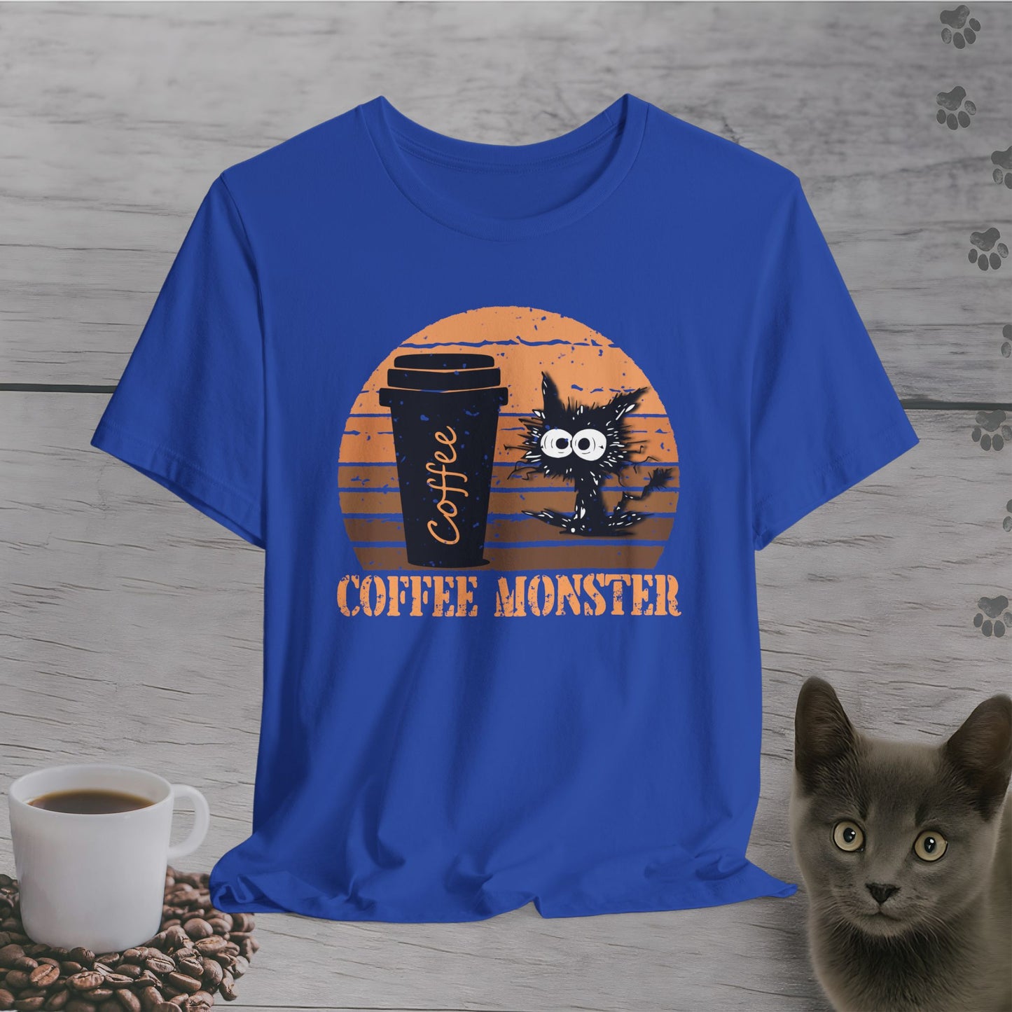 Caffeinated Coffee Monster T-Shirt