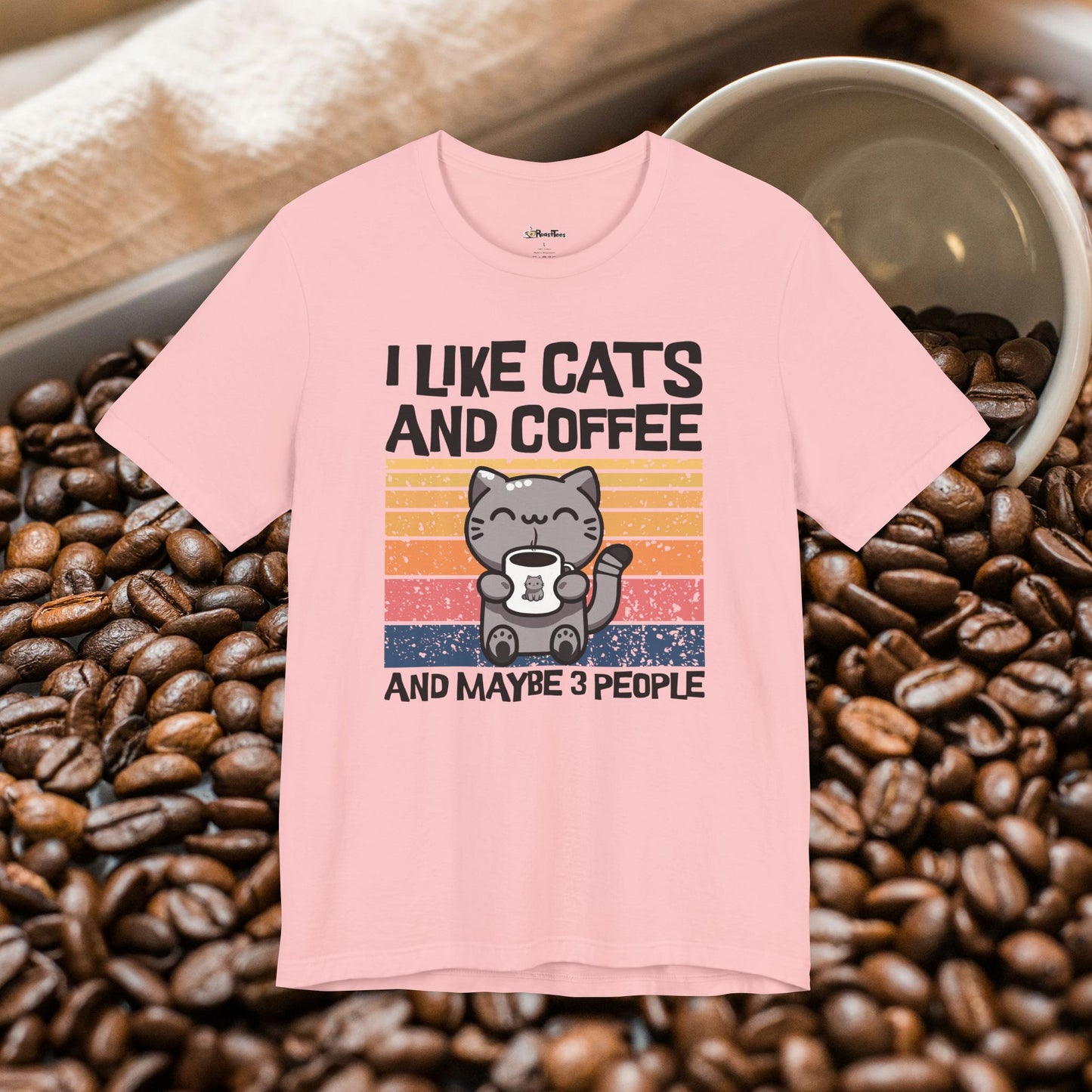 I Like Cats and Coffee T-Shirt