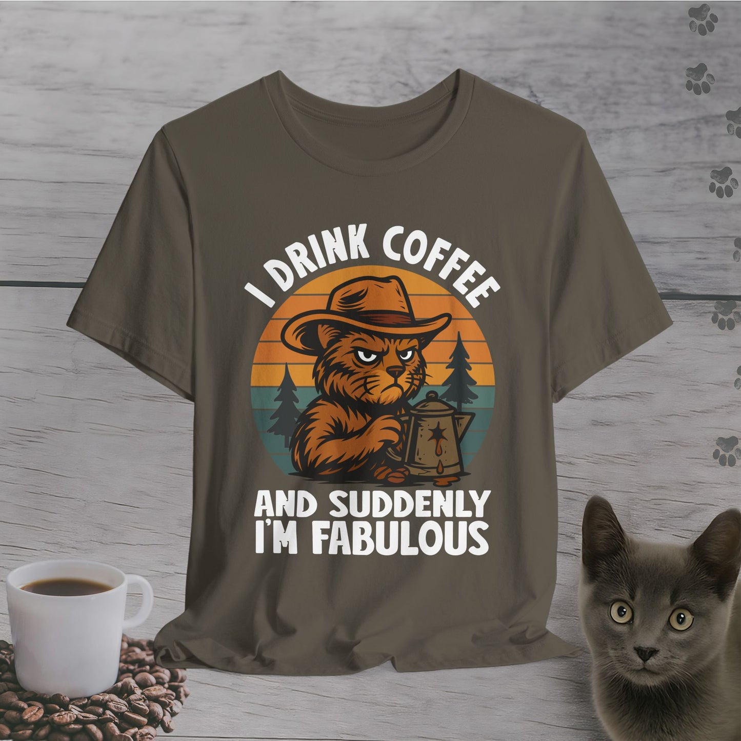 Fabulous Cowboy Cat T-Shirt