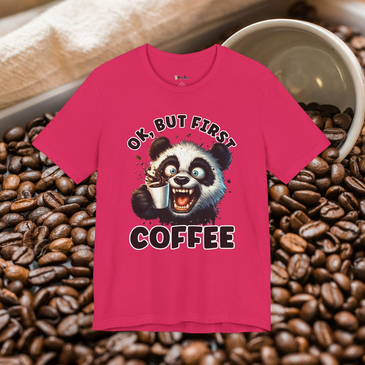 But First Coffee Panda T-Shirt