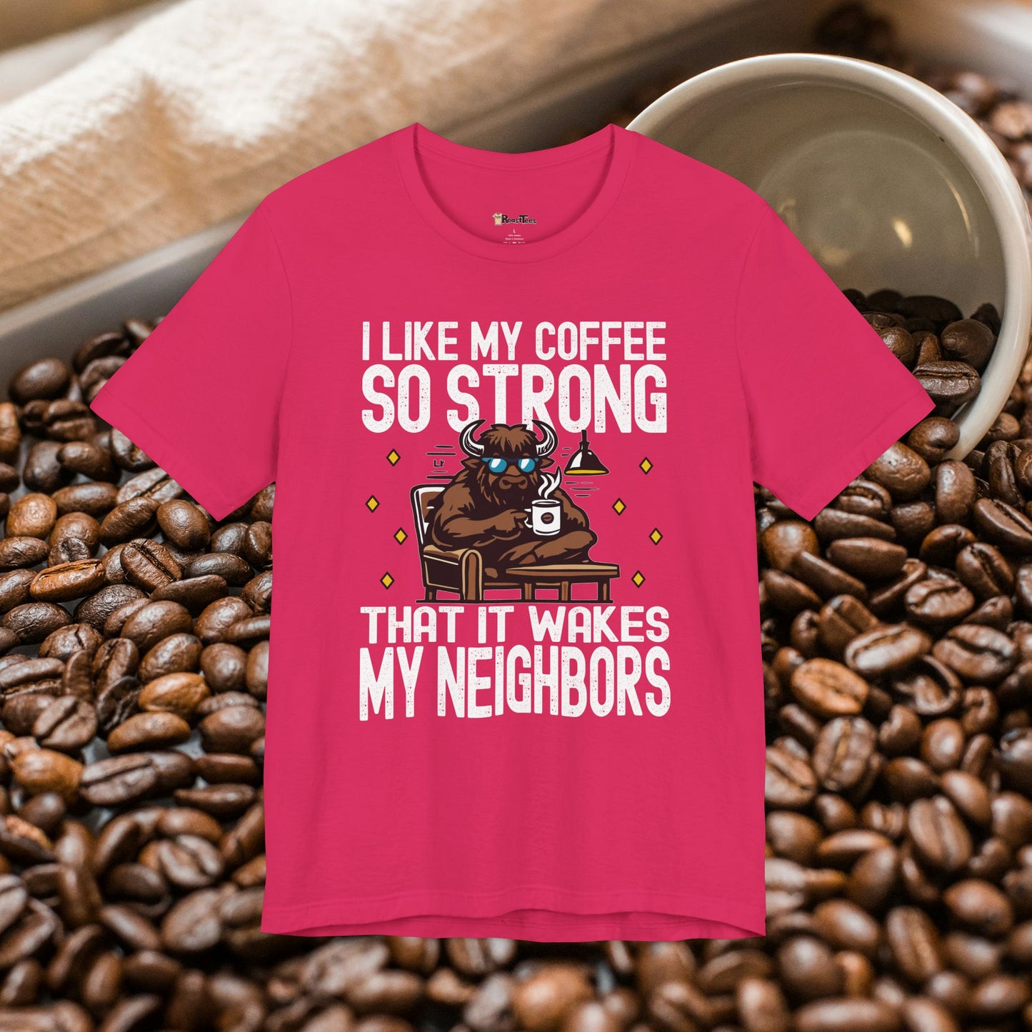 Caffeine That Wakes Neighbors T-Shirt