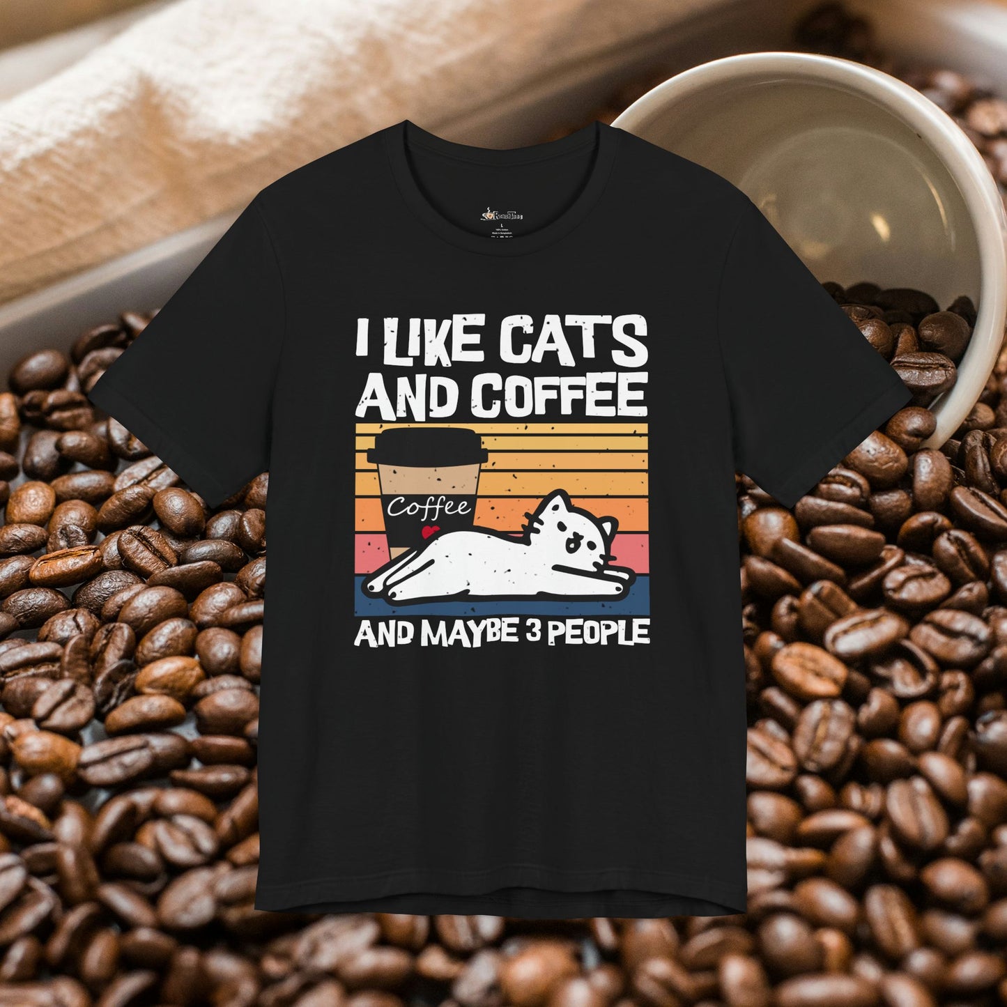 Funny I Likes Cats and Coffee T-Shirt