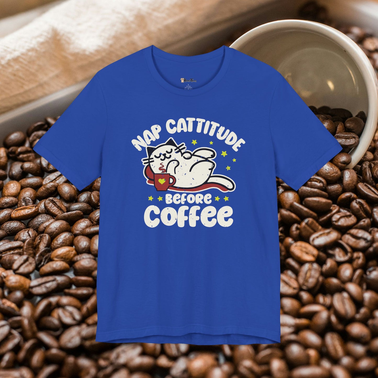 Nap Cattitude Before Coffee T-Shirt