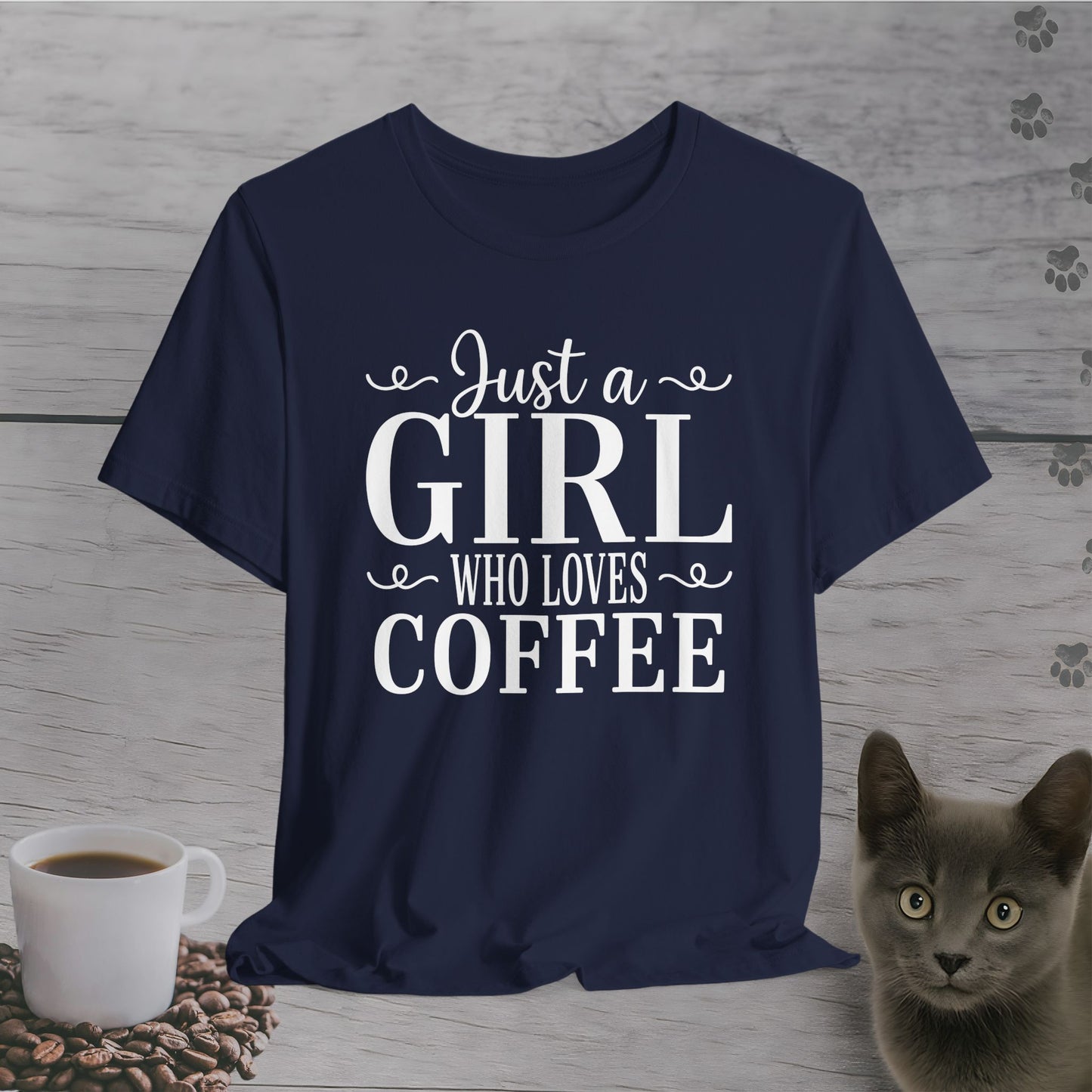 Sweet Just a Girl Who Loves Coffee T-Shirt