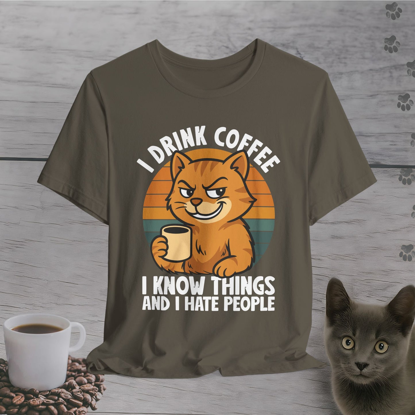 Mean Brew Cat T-Shirt