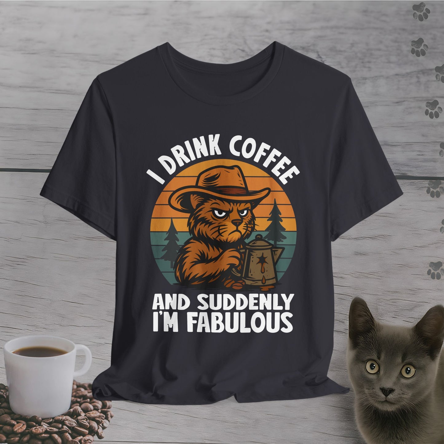 Fabulous Cowboy Cat T-Shirt