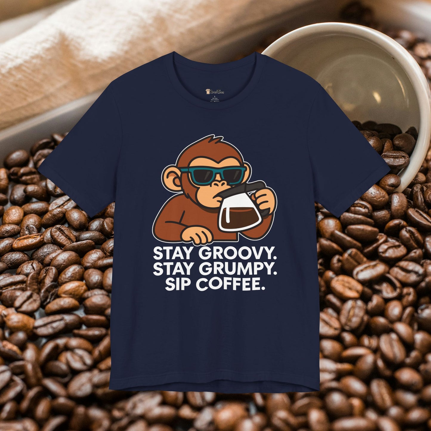 Groovy and Grumpy Coffee T-Shirt