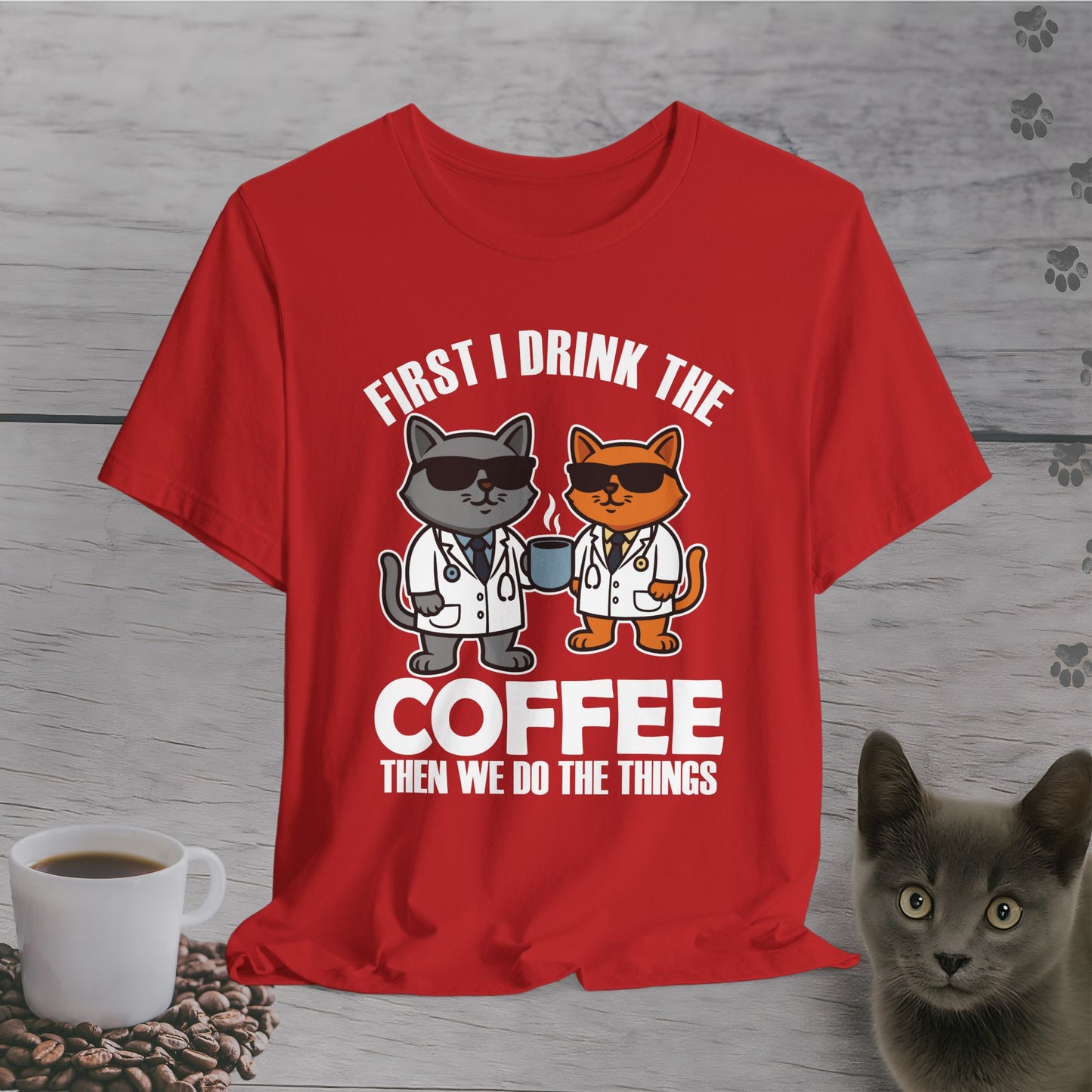 Doctor Cats Need Coffee T-Shirt